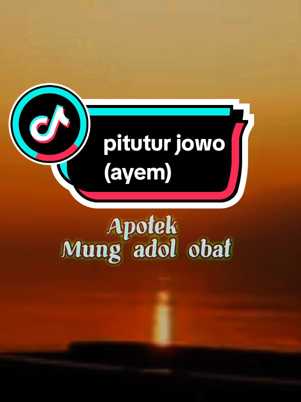 pitutur jowo.ayeme ati. getun iku tibo mburi.... #pituturjowo  #ayem  #getuntibomburi 