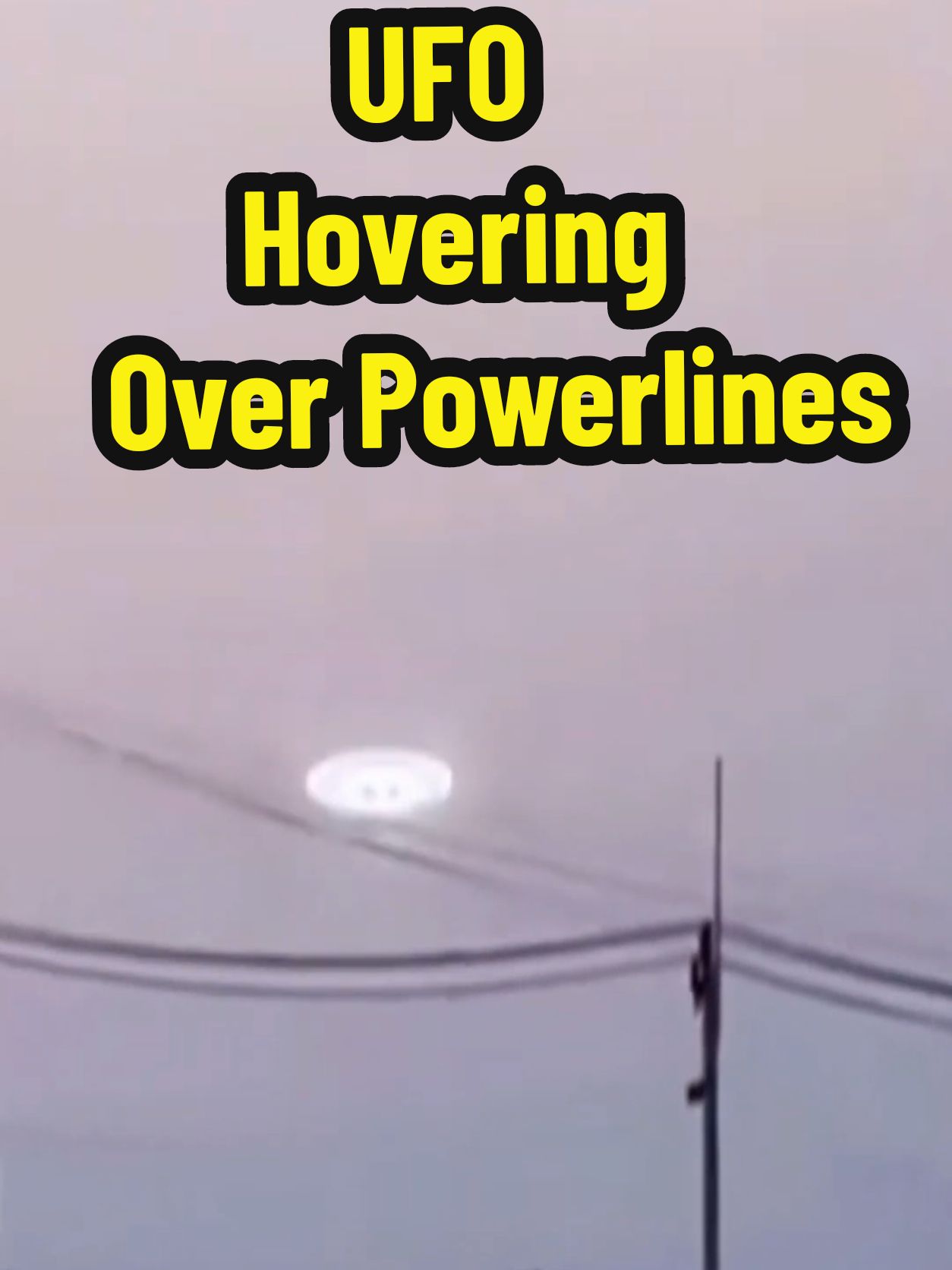 UFO Flying Saucer hovering over Powerlines  A Powerline worker who was repairing some electrical transmissions in the early hours of the morning, witnessed a UAP hovering over the powerlines. He thought it may have been using the lines to generate some form of energy for the craft. He described a faint hum, that was noticeable but not overpowering, which made him spot the UFO. Drop your thoughts in the comments! 🛸💬 If you have any UFO footage you would like to get featured, drop us a DM #ufo #fyp #uap #ovni #ovnis #ufos #area51 #aliens #alien #extraterrestrial #ufosighting #ufotiktok #paranormal 