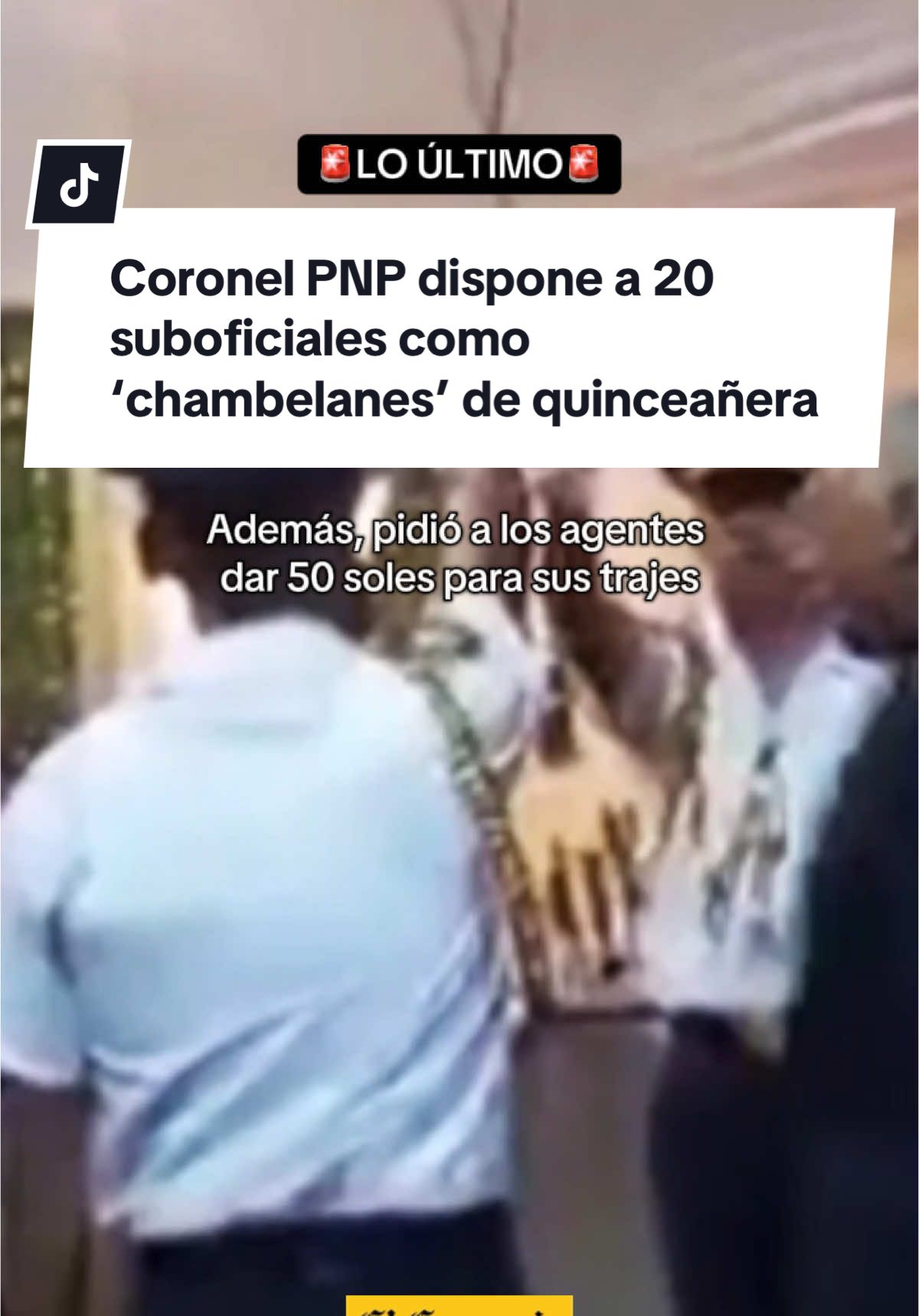 Coronel PNP dispone a 20 suboficiales como ‘chambelanes’ de quinceañera 🚨|| #loultimo #PNP #Chambelanes #quinceañero #NoticiasPeru #Insolito #Peru #Policia #Viral #ElComercioPerú