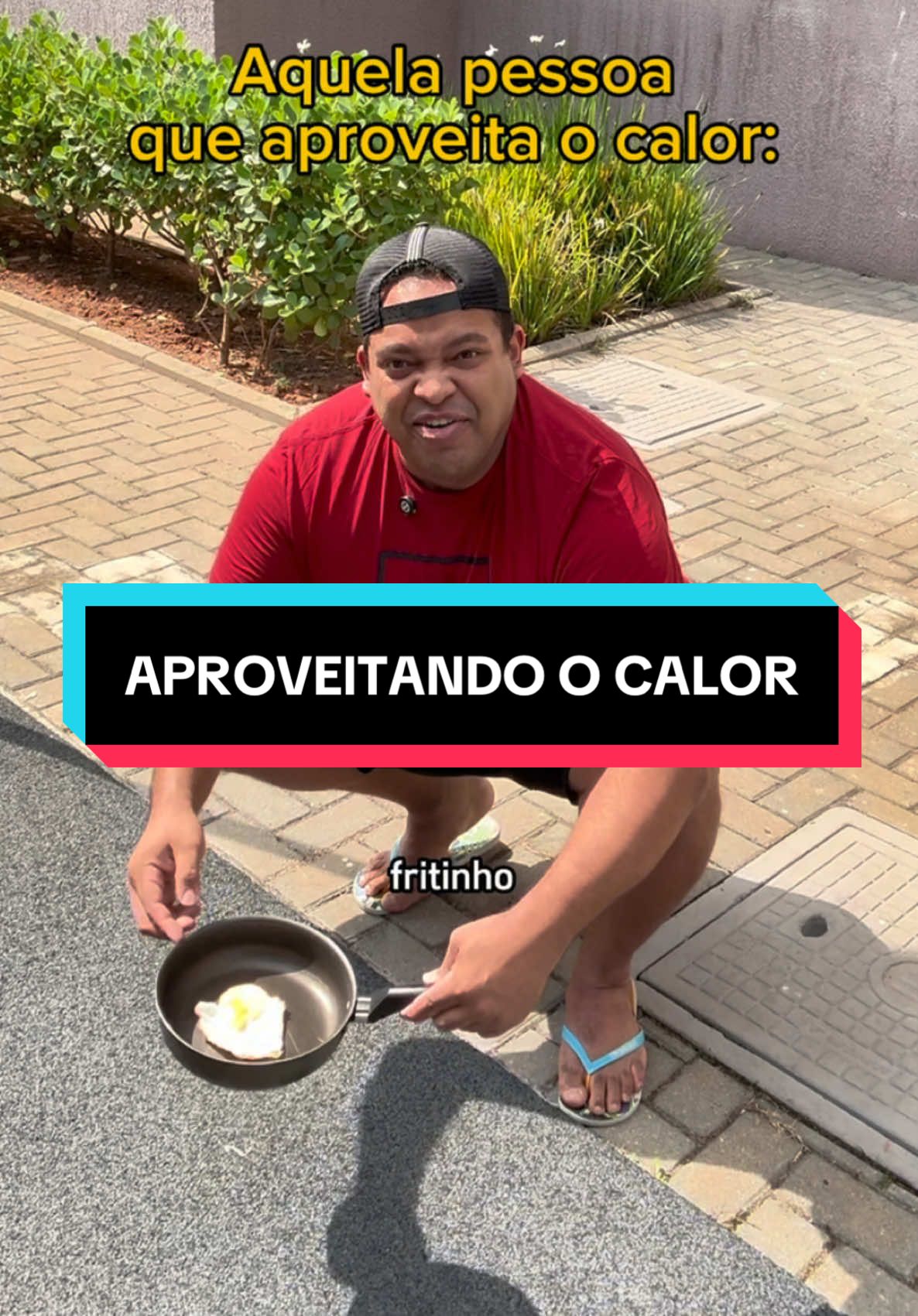 #ad Quando está tão calor que dá para fritar um ovo no asfalto, eu já sei o que fazer: fujo pro conforto do meu Ar-Condicionado LG Dual Inverter +AI que entende você e ajusta a temperatura automaticamente #FujaDoCalorComLG @LG Brasil 