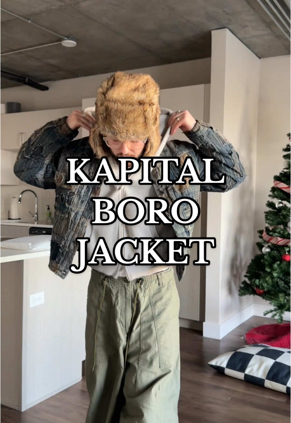 got a new grail today.. kapital boro jacket! #fashion #unboxing #kapital #boro #jacket 