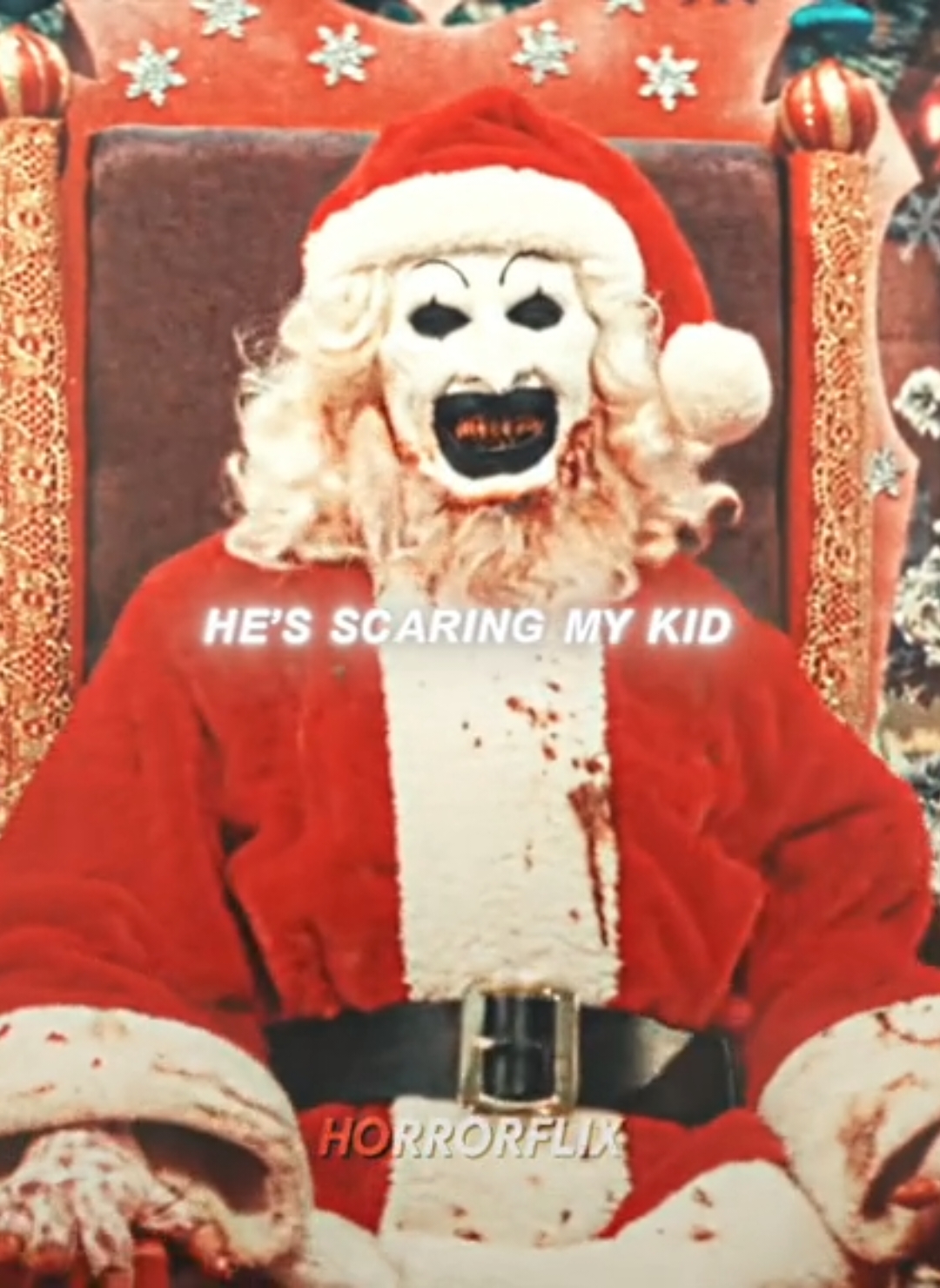 a Christmas movie to watch with the family || #fyp #terrifier #terrifieredit #terrifier3 #terrifier3edit #arttheclownterrifier #arttheclownedit #christmas #christmas2024 #foryou #horror 