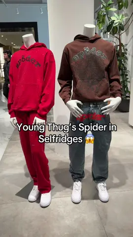 Spider finally here🔥 #youngthug #spiderclothing #streetwear #selfridges #selfridgeslondon 