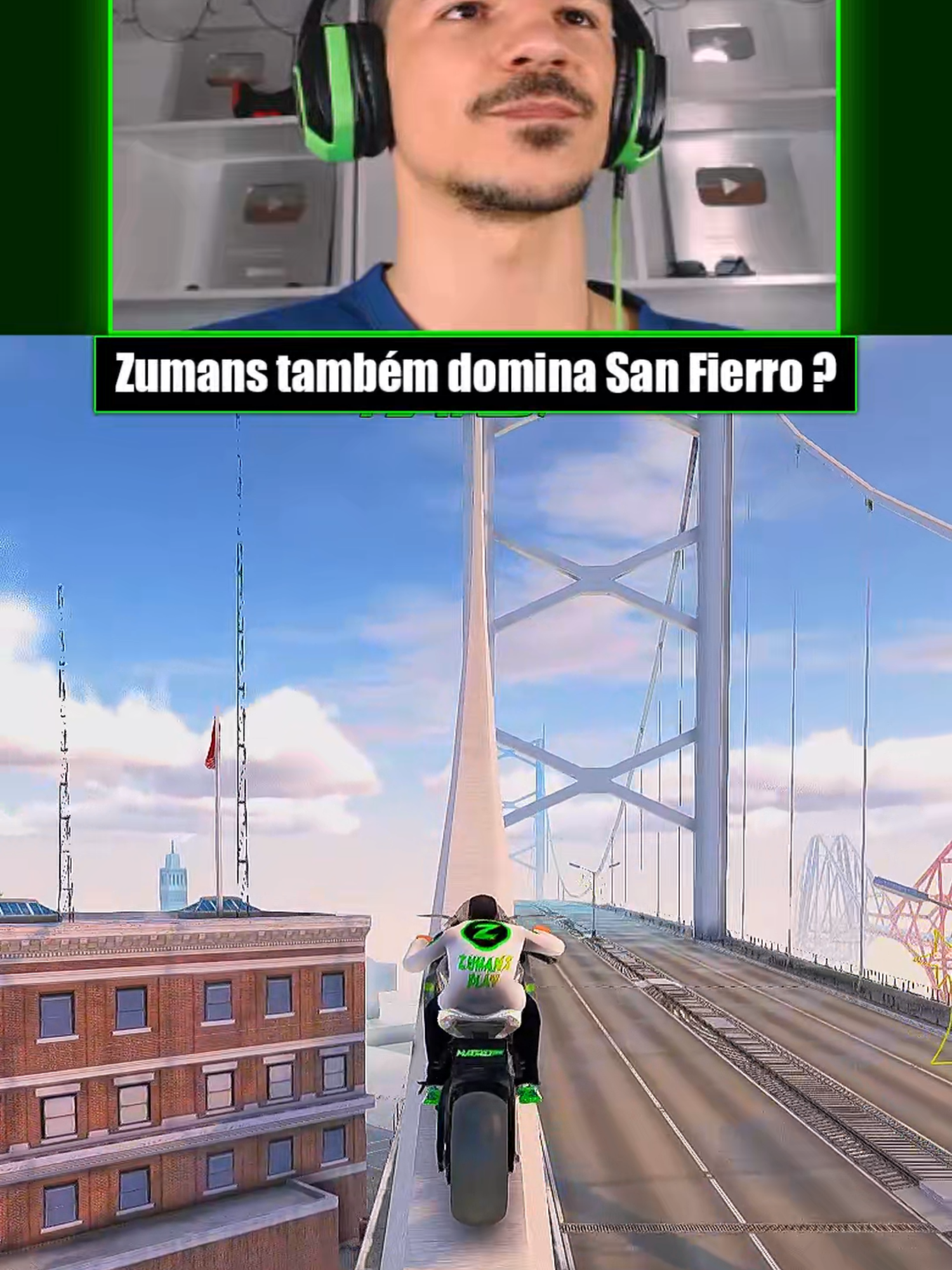 Zumans domina san fierro na fuga no gta #forupage #gta #game #fyp