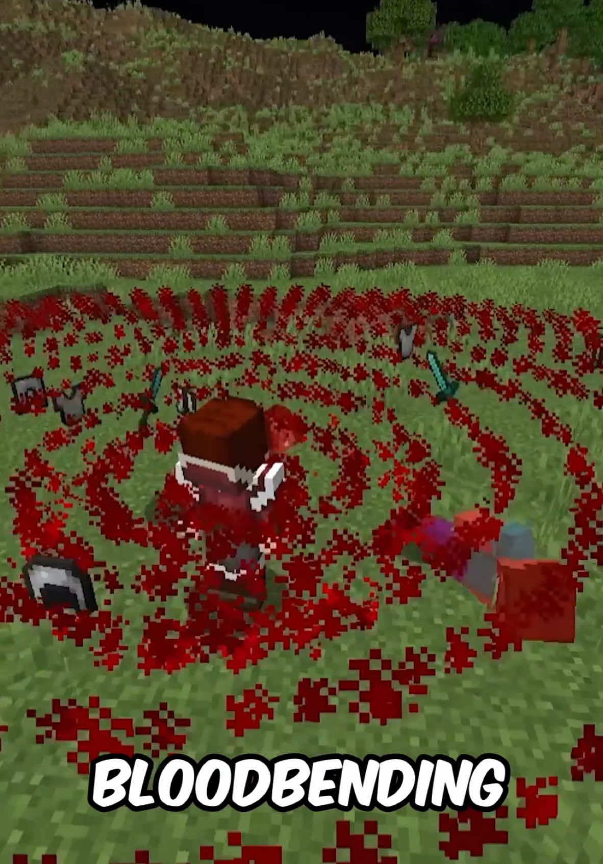 NEW Blood Bending Abilities🩸#Minecraft #gaming #foryou 