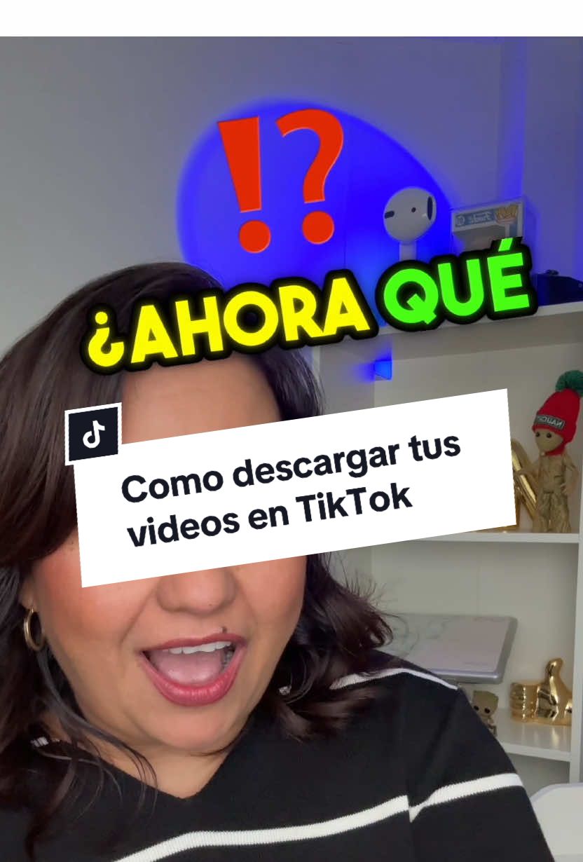 Cómo descargar tus Tiktoks es importante que hagas esto si quieres conservar todo tu contenido #tiktoktips #tiktokopartner #creatorsearchinsights 