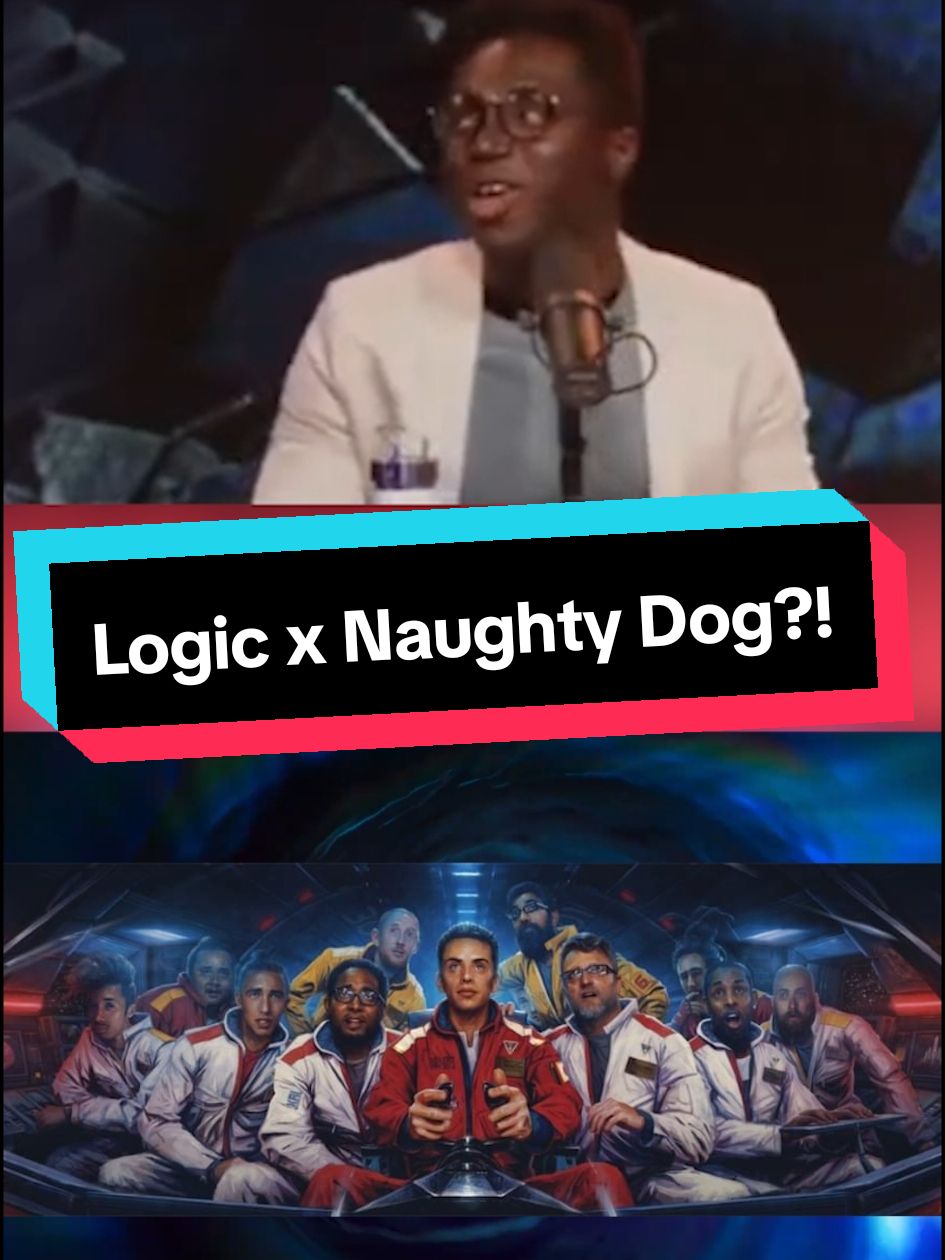 Is Logic working on the next Naughty Dog game?  @logic #naughtydog #lastofus #logic 