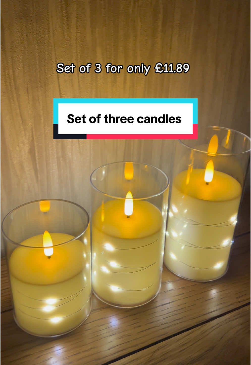 Set of three candles free delivery if u spend £20  #candles #decorations #partygirl #weddingdecoration #datenightideas #bedroomdecorideas #tiktokmademebuyit  #blackfridaysale #BF #blackfridaydeals #giftforher😍 #giftforher  #christmasdeals  #christmasprep  #tiktokmademebuyit #cybermonday #spotlight #musthave  #giftideas #TikTokShopBlackFriday  #newyear2025 #TikTokShopCyberMonday #christmasgift #festivegift #womenswear #womenfashion #christmas2024 #giftideas #newyearsale #didyouknow #historytok #TikTokMadeMeBuylt #DealDrops 