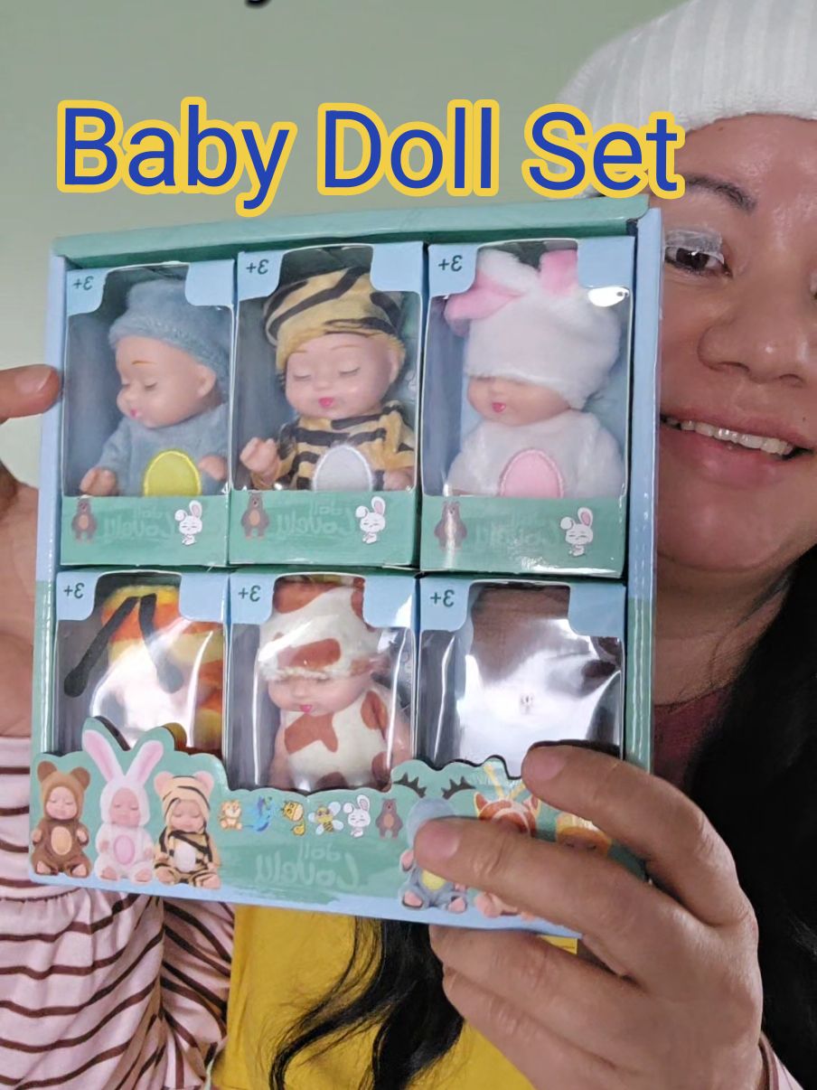 6pcs/set Mini  Reborn Doll #reborndoll #babydoll #reborndollset #toyforkids #christmasgift #giftideas #TiktokShopBlackFriday #tiktokShopCyverMonday #TiktokShopHolidayaHaul 