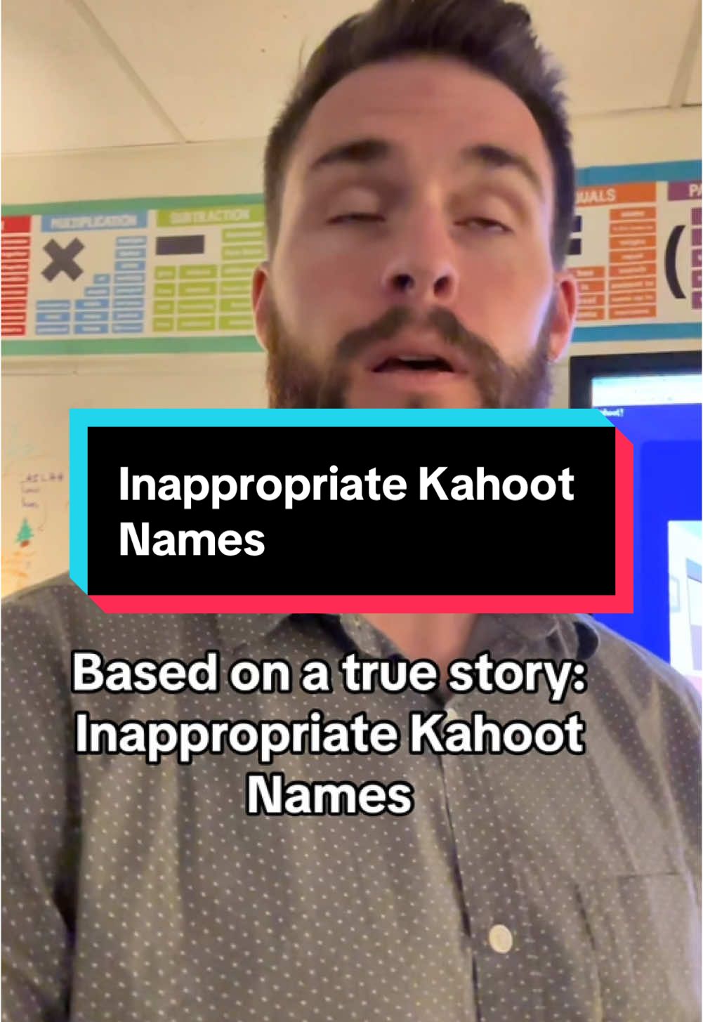 You can’t trust them with @Kahoot! names. 🤦🏻‍♂️🤦🏻‍♂️🤦🏻‍♂️ #teach #teachersoftiktok #teacherfyp #teacher #teacherproblems 