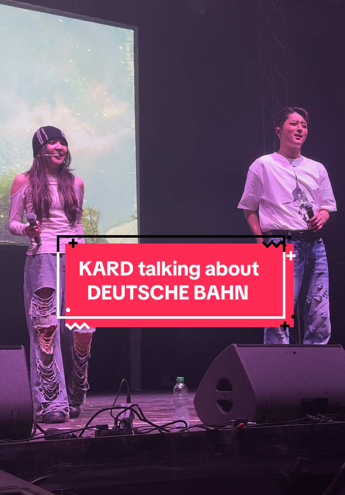 KARD talking about their experience with Deutsche Bahn🥲🥲 KARD in Oberhausen, Germany!  241213  20241213  #deutschebahn #DB  #KARD_Official #카드 #HiddenKard #DSPMedia  #KARDinGermany #bm #비엠 #김진석 #KimJinSeok #matthewkim #kimmatthew  #soomin #JeonSoMin #전소민 #소민  #JIWOO #지우 #JeonJiWoo #전지우 #jseph #제이셉 #KimTaeHyung #김태형 #KARD #KardInEurope #KardInOberhausen #WhereToNowEuropeTour #kpop #oberhausen #turbinenhalle #kpopgermany #kpopdeutschland #kpopconcert #konzert #kpopkonzert @KARD @Deutsche Bahn 