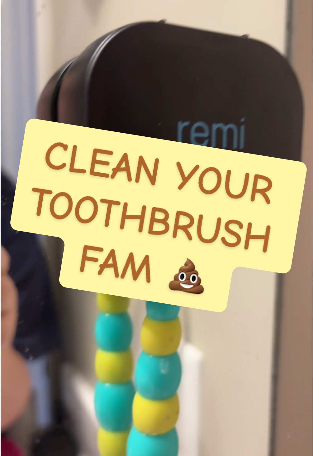 Honestly this product deserves more hype than it’s getting. Get rid of those germs on your toothbrush today by clicking that orange shopping cart below! #remi #toothbrush #sanitizer #uvlight #bathroom #germs #dookie #hygiene #oralhygiene 