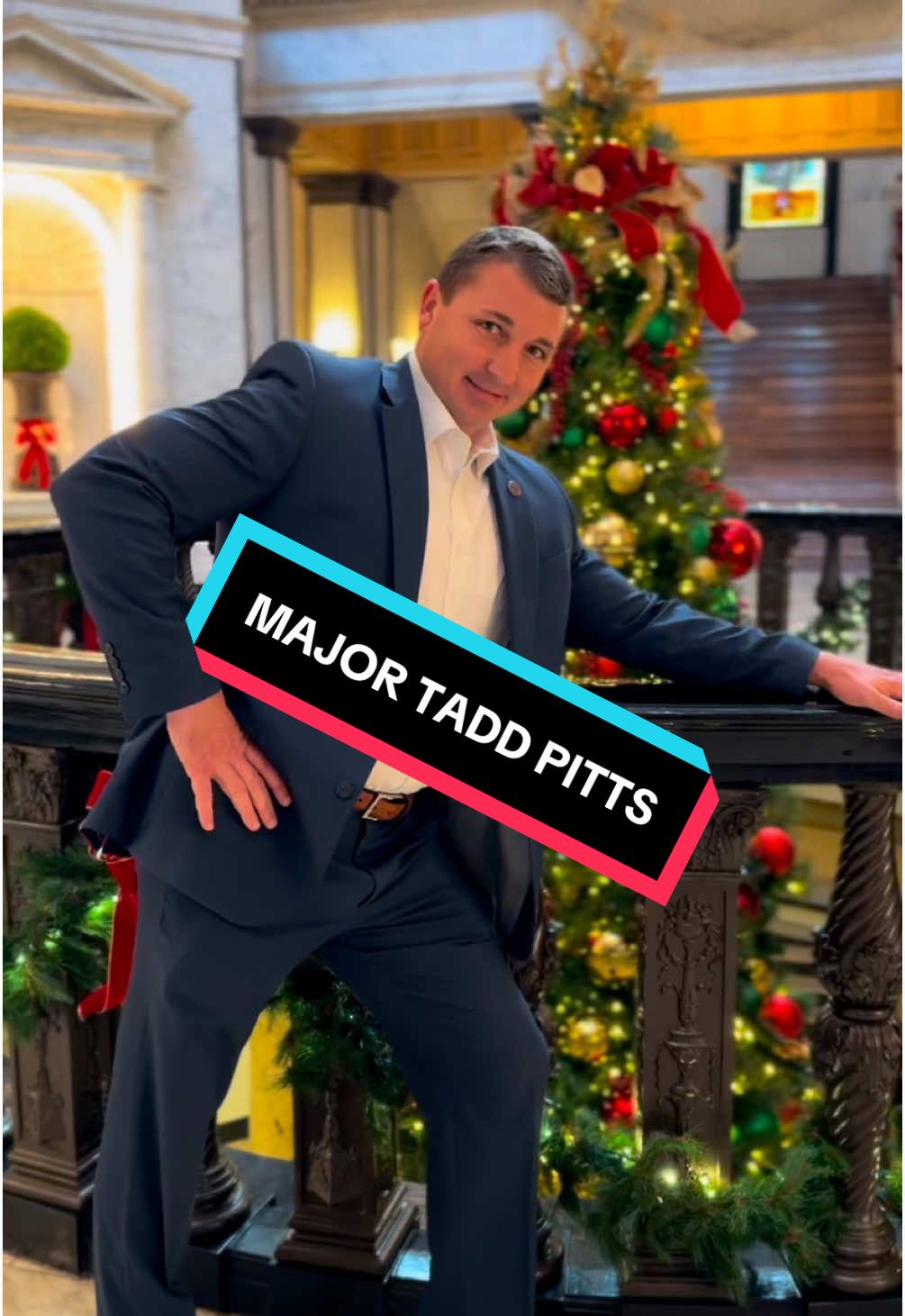 LIVE from the Mississippi State Capitol! 🚨 Hear from our Director of Governmental Affairs, Adam Sand… ooops - Major Tadd Pitts. Heading over to the Driver Service Bureau next week. 👀 #mississippi #fyp #public #publicsafety #capitol #session #pickleball #trooper #highwaypatrol #statetrooper #lawenforcementcommunity #christmas #f#ffypシ #adamsandler 