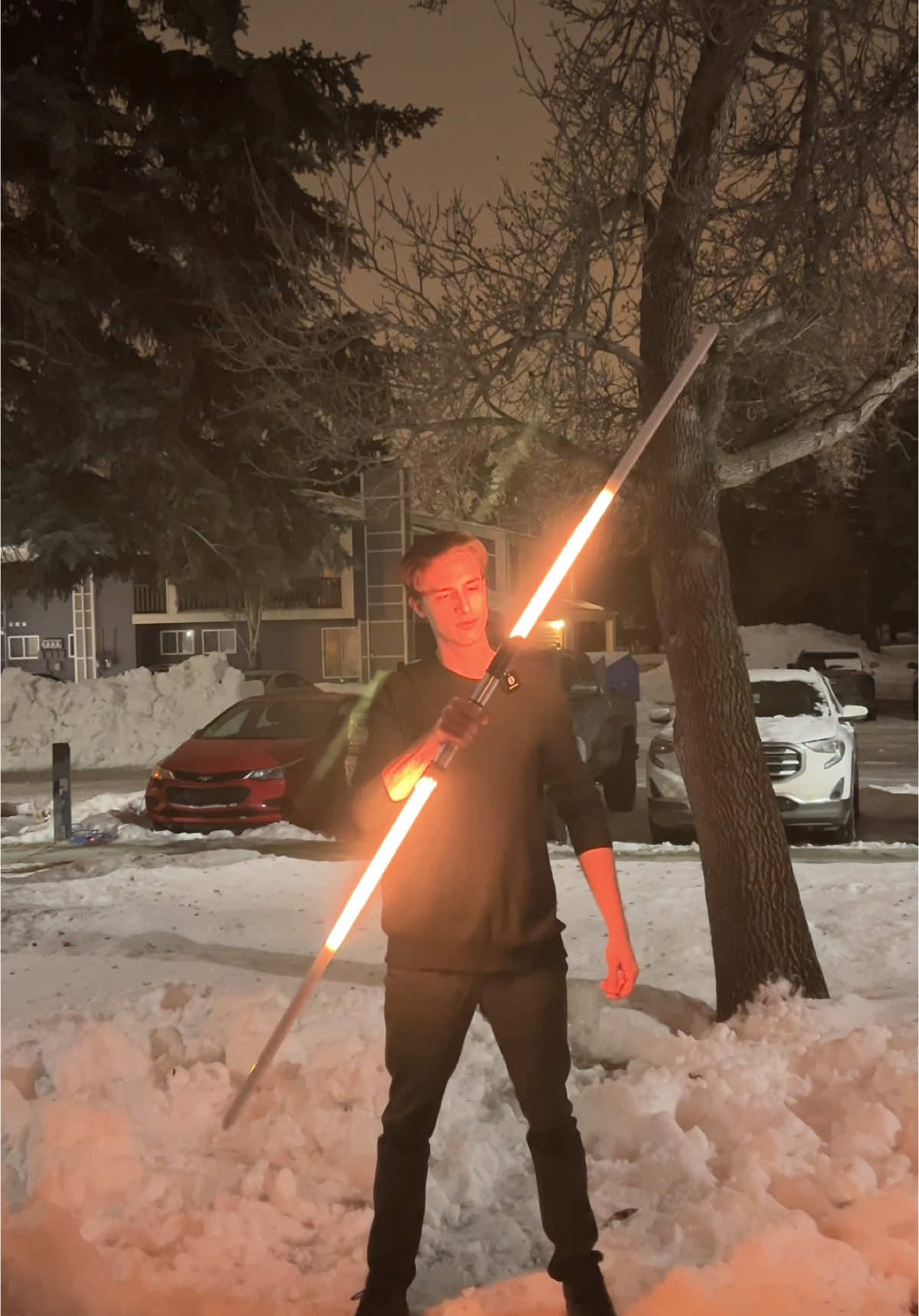 @SaberTheory NOVA SABER LAUNCHES TODAY 240 pieces available! Hurry they Sell out fast, Order by Dec. 19th for GARAUNTEED Chirstmas arrival, BUY 1 GET 1 FREE Link in Bio!🎅🏻🎄☃️ #starwars #lightsaber #snow #fyp #christmas 