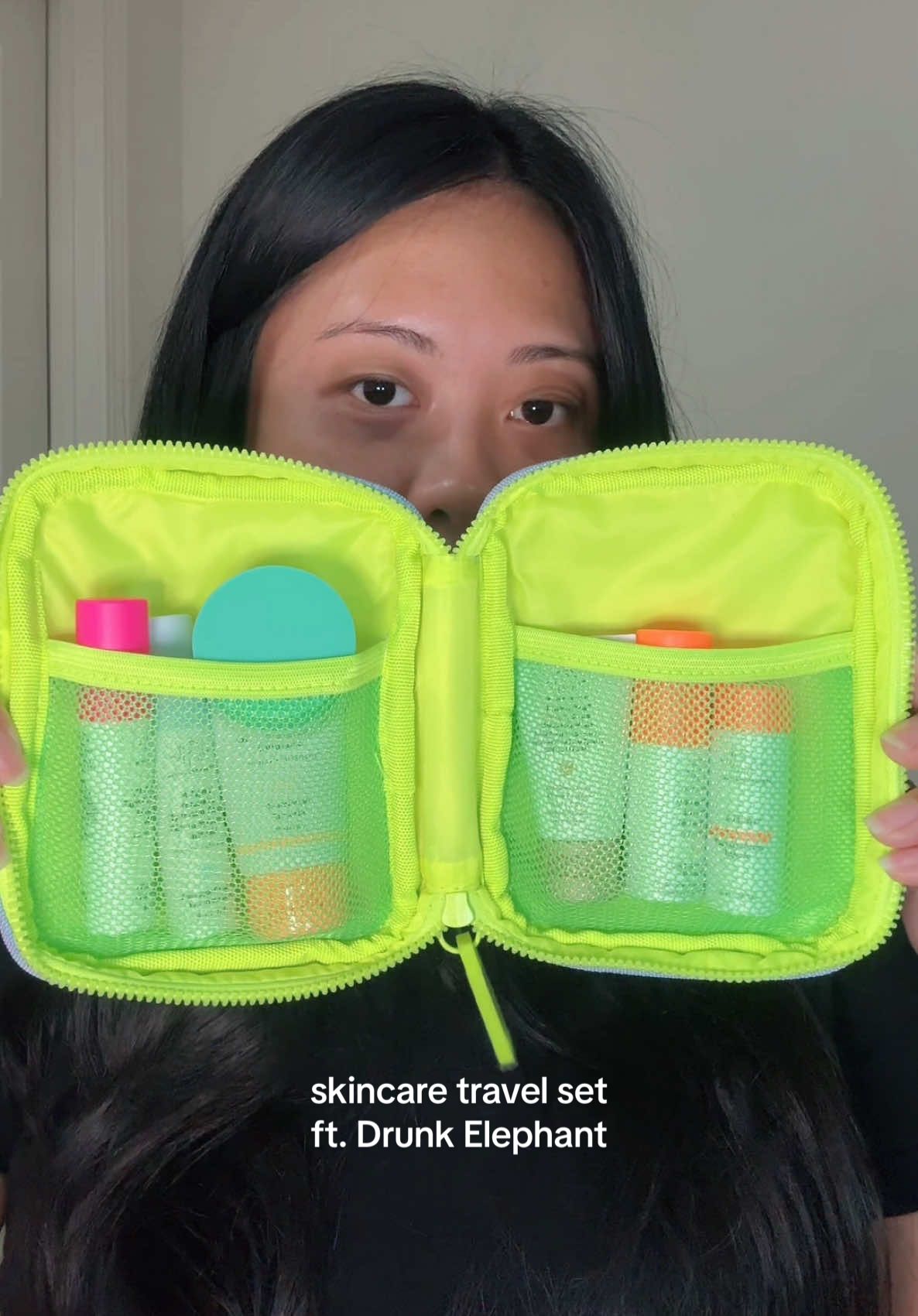 gifted by Drunk Elephant   travel friendly day and night routine with The Littles 7.0 @Drunk Elephant  day routine: 1 pump of C-firma, 1 pump of B-hydra, protini cream, and umbra tinte for brighter, moisturized, and protected skin  night routine: beste no. 9, 1 pump of T.L.C framboos, 1 pump of B-hydra, and protini cream for smoother, firmer, and hydrated skin  #drunkelephant #drunkbreak #gifted_by_drunkelephant #travelfriendly #travelskincare #skincare #skincareroutine #daynightroutine #dayskincareroutine #nightskincareroutine #skintok #SkinCare101 #fyp #foryou #fy #viral #fypシ゚viral  