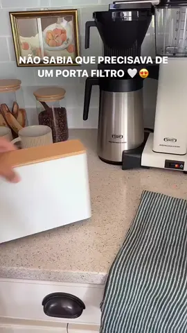 Achei na shopee esse porta filtro 🩵 Comenta quero e receba o link! 