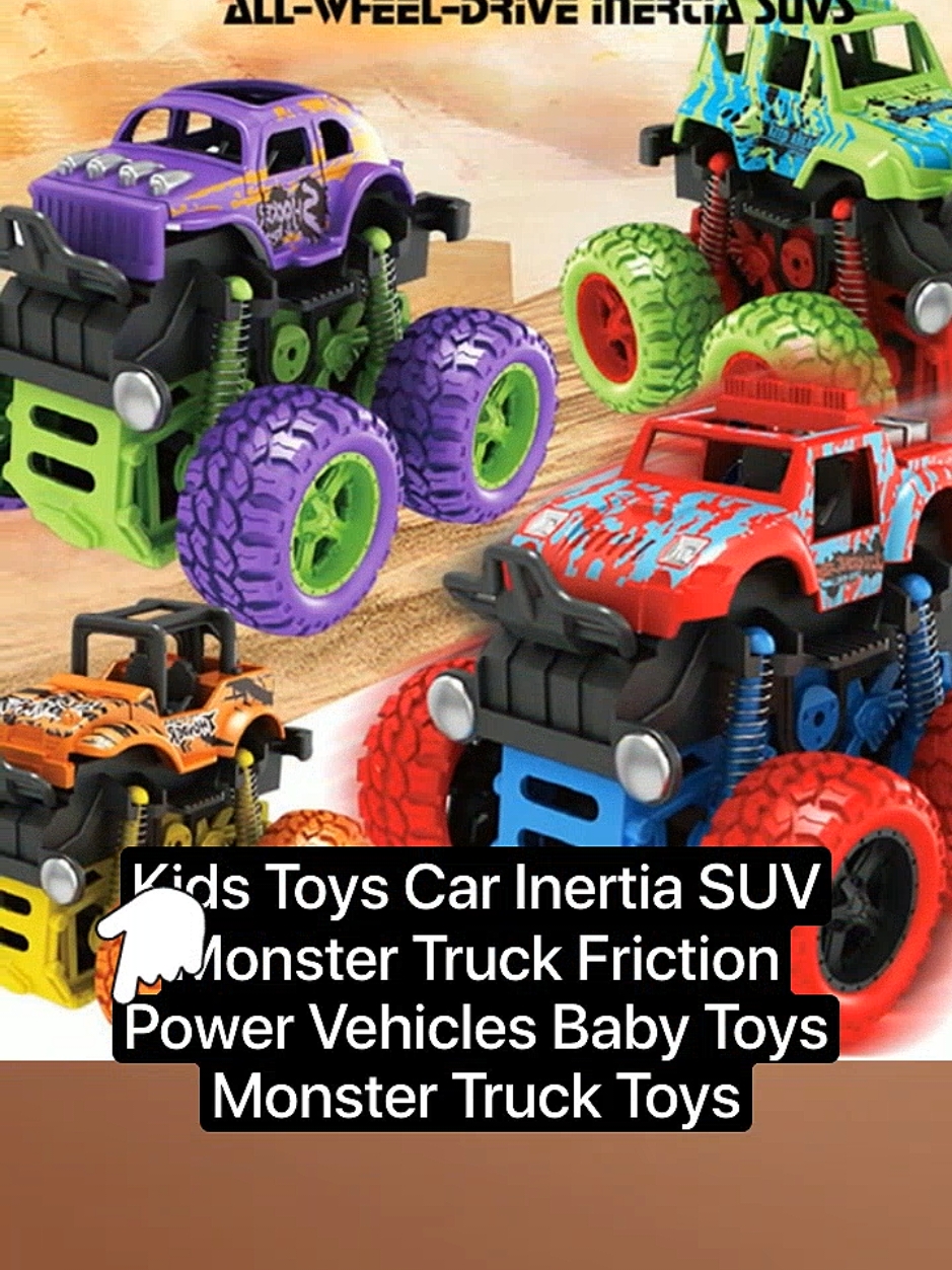 Kids Toys Car Inertia SUV Monster Truck Friction Power Vehicles Baby Toys #fyp #gift #giftideas #buyer #fyppppppppppppppppppppppp #truck #monstertruck 