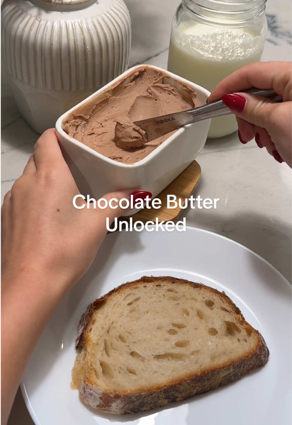 Replying to @natalievalencia.art PART 27 | Did you know you can make chocolate butter at home? once you try this, you’ll never look at butter the same way again.