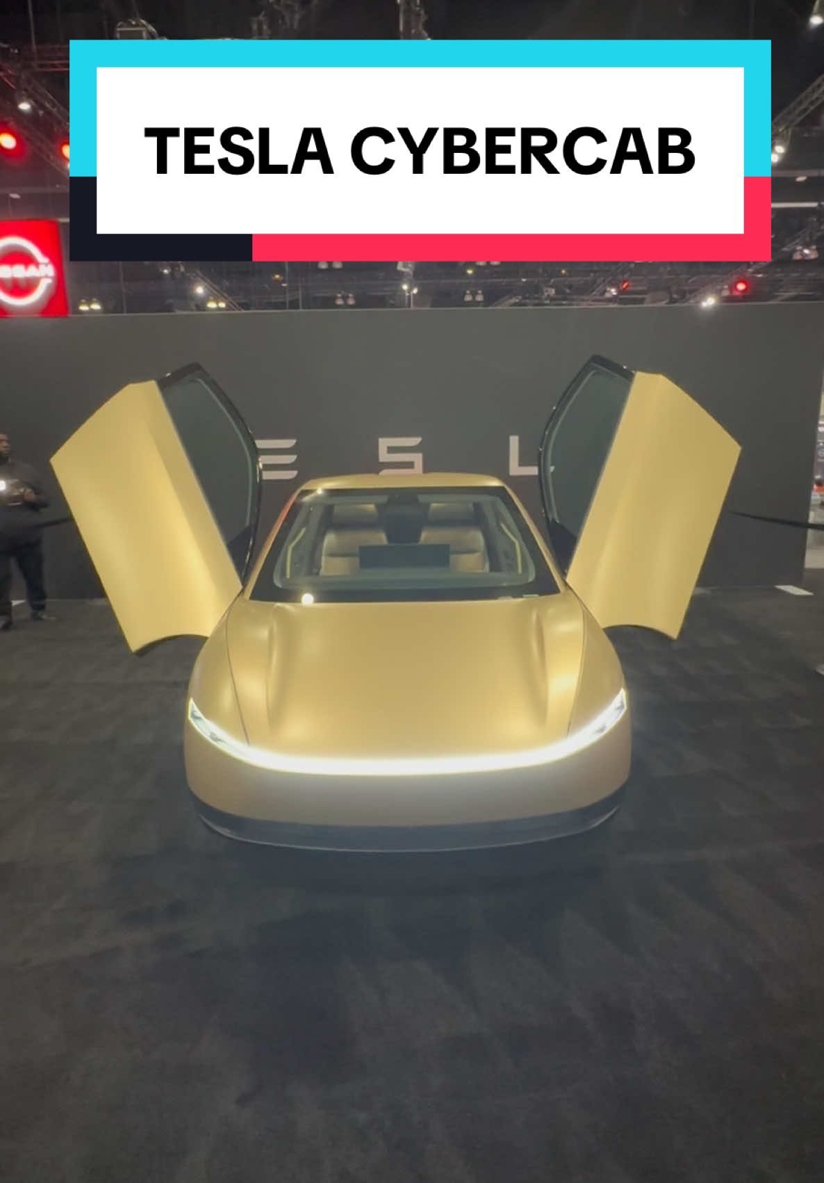 Tesla Cybercab… or Robotaxi? A 2 passenger, self-driving EV ready to take you to the airport 🤖 #cybercab #robotaxi #tesla #cartok 