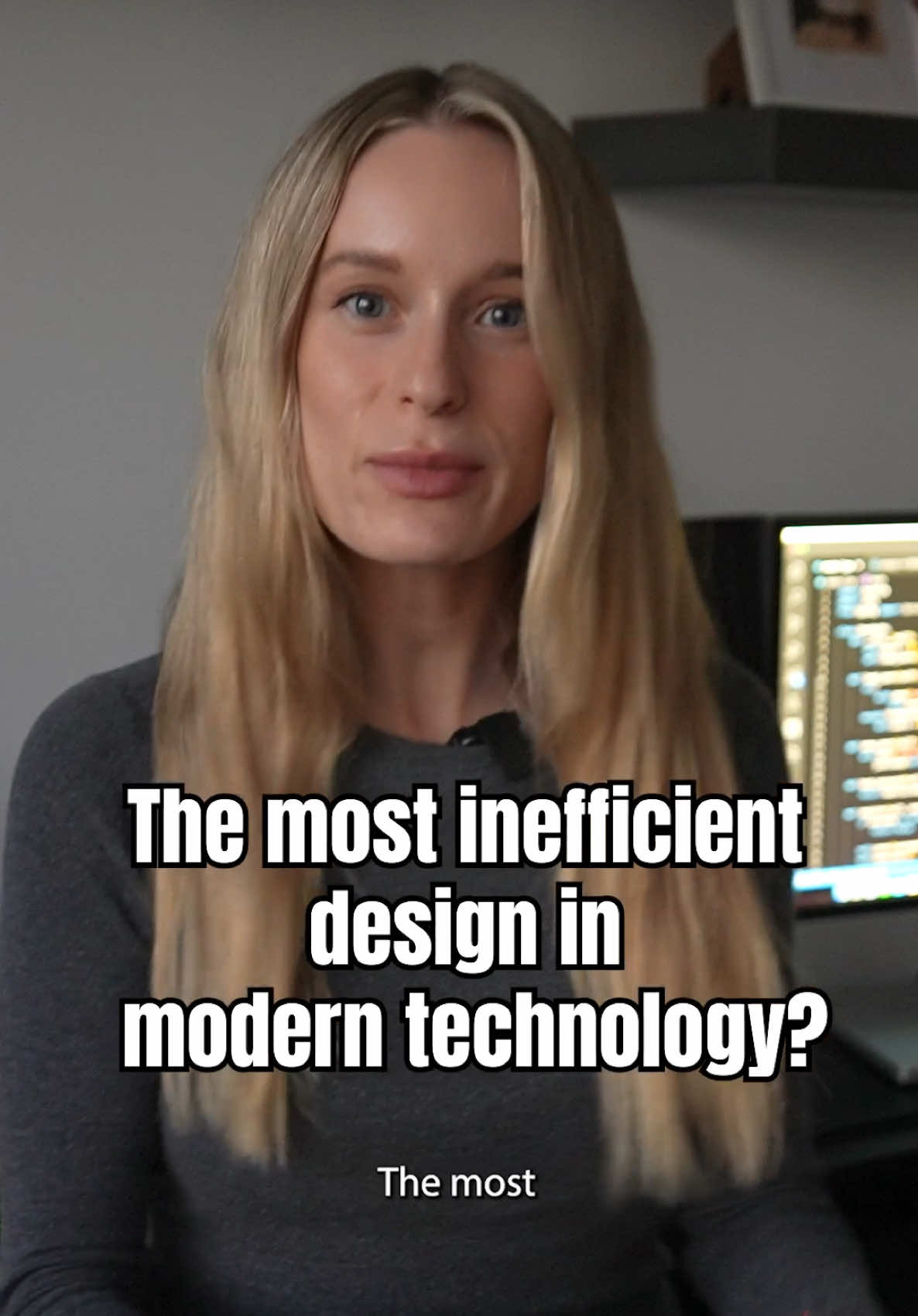 The most inefficient design in modern technology is sitting right in front of you. It's your keyboard and there is a really interesting reason why we can't get rid of it. In the 1870s, early typewriters had a serious problem. When people typed too quickly, the mechanical arms would crash into each other and jam. The solution? Keyboard designer Christopher Sholes rearranged the letters to put commonly used pairs far apart. Some people say the QWERTY layout already existed and was invented by telegram operators. But you can decide that. Regardless, this design helped slow typing down.  Think about it: 'E' and 'R' are typed with different fingers. 'T' and 'H' are on opposite sides. This isn't random - it's intentionally inefficient to prevent those mechanical jams. When computers came along, we no longer needed this slow-down design. We could arrange letters any way we wanted. In fact, in 1936, August Dvorak created a scientifically optimized keyboard layout that was 74% more efficient. But by then, millions of people had already learned QWERTY. The inefficient design had won. #tech #technology #coding #stem #techexplained 