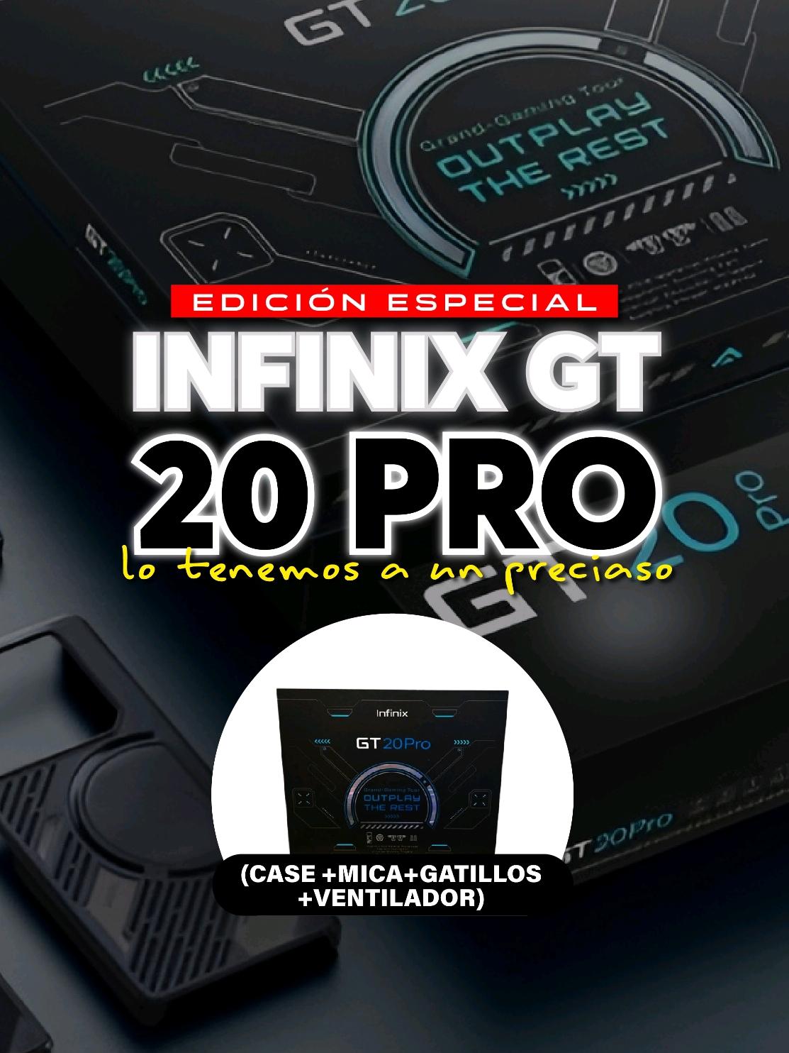 🎮 ¡Si eres gamer, necesitas ver esto! 🎮 Te hablo del GT 20 Pro Edición Especial 🚀, ¡el celular gamer más completo del mercado! 💯 Cuenta con: 🎯 Gatillos gamer para mayor precisión en tus juegos. ❄️ Ventilador de enfriamiento para largas sesiones sin calentamiento. ⚡ Modo Sports y mucho más para llevar tus partidas al siguiente nivel. ¡Y lo consigues solo aquí en wowphoneperu! 🤩🔥  #calidadprecio #wowphoneperu #tiendadecelulares #Redmi14C #barato #infinix #Gt20pro #GT20 #gt20prokitgaming 