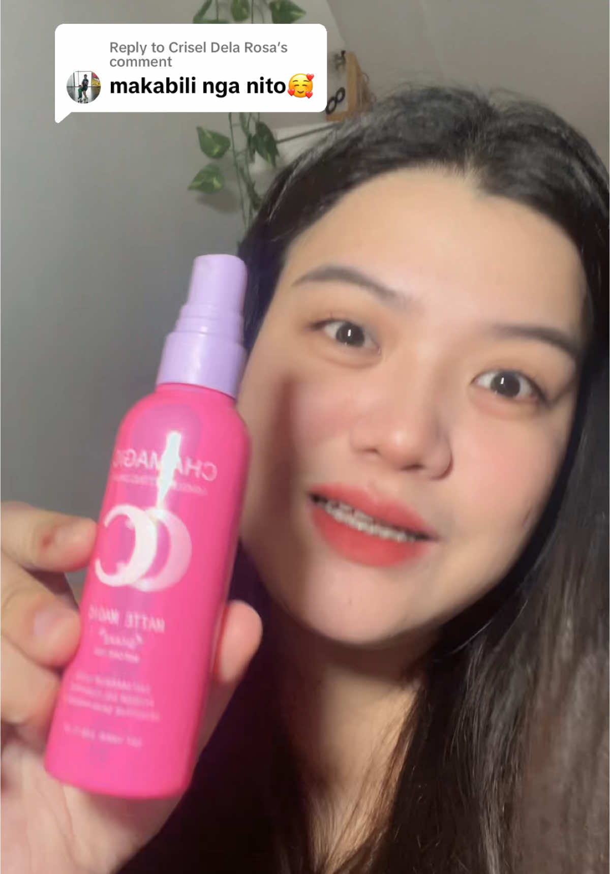 Replying to @Crisel Dela Rosa #settingspray #makeupsettingspray #fyp #longlastingmakeup #setspray #musthave #makeup #oilyface #dryskin @CHAMAGIC PH 