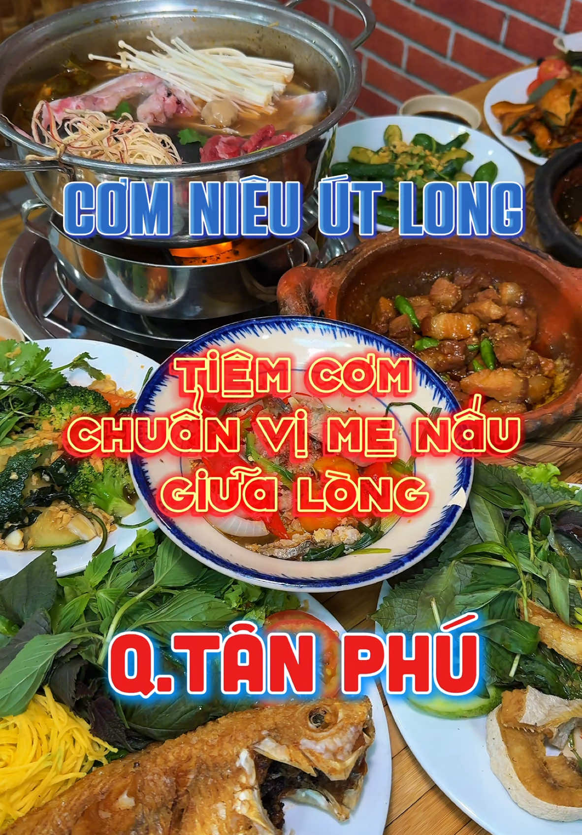 Cơm niêu Út Long, tiệm cơm chuẩn vị mẹ nấu giữa lòng Q.Tân Phú #vtmgr #diachianuong #ComnieuUtLong 