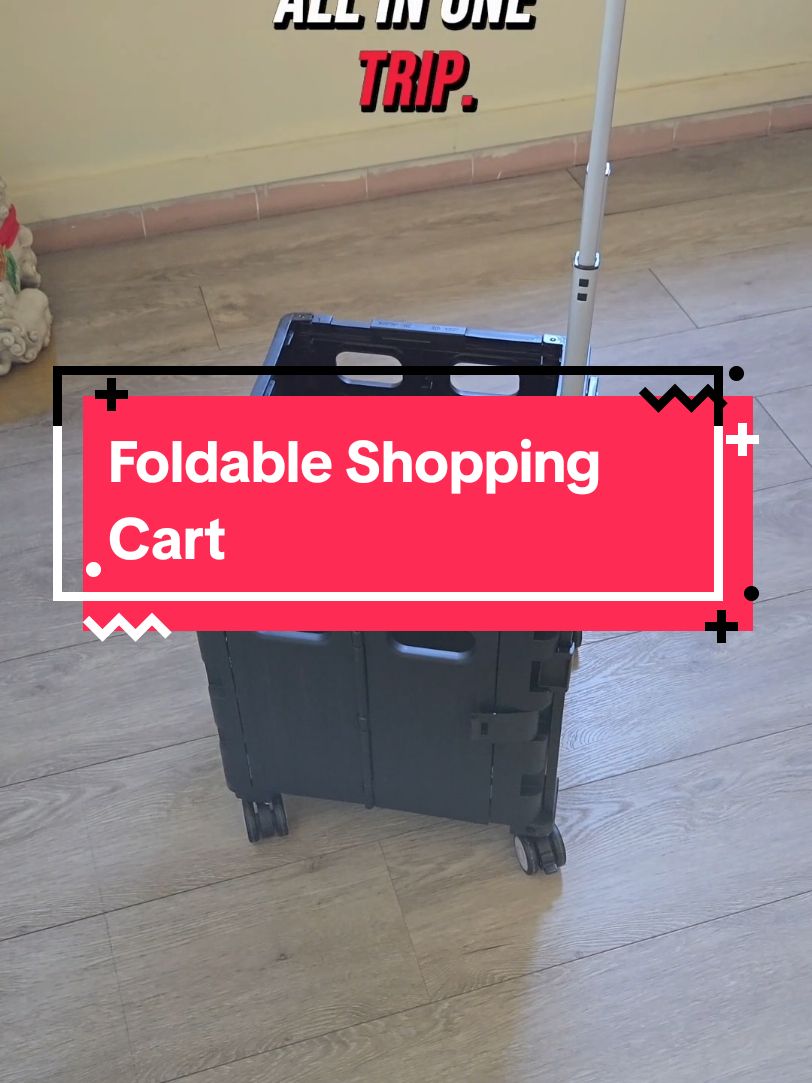 This is a must buy for Grocery shoppers! Don't need to carry heavy Groceries anymore! This cart will save you alot of time and energy 😍 #createtowin #tiktoksg #sgtiktok #TikTokShop #foldableshoppingcart 