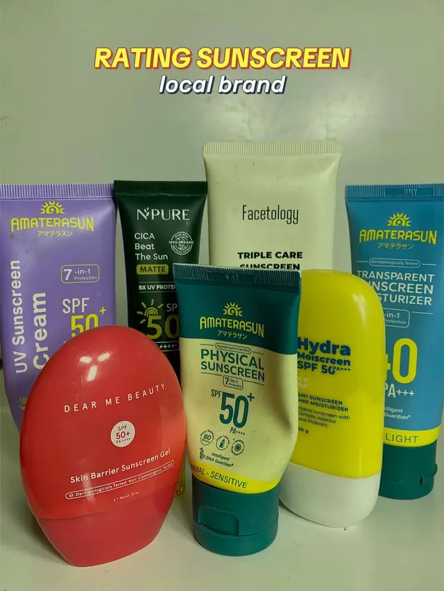 #sunscreenviral #sunscreenlokal #amaterasunsunscreen #physicalsunscreen 