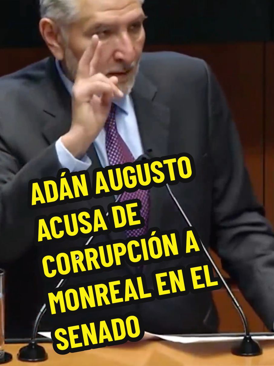 Adán Augusto acusa a Ricardo Monreal de contratos irregulares en el Senado El líder de los senadores de Morena, Adán Augusto López, reprochó un recorte en el presupuesto del Senado de alrededor de 123 millones de pesos y también anunció que se rescindirán contratos en la Cámara Alta por el servicio de administración del archivo histórico y mantenimiento de los elevadores, pues dijo que se han encontrado irregularidades por 150 millones de pesos anuales. #adanaugusto #ricardomonreal #noroña #sheinbaum #news #noticias #fyp #politicomx 