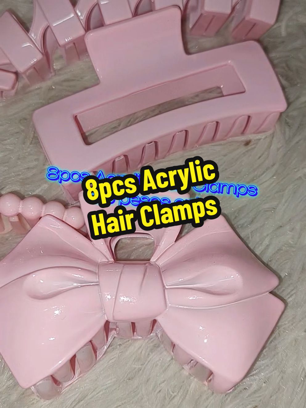 8pcs Acrylic Hair Clamps #hairclamp #hairclip #hairaccessories #tiktokfinds #tiktokfindsph #fypp #fyp #fypシ゚viral #foryou #fypage #fyforyou #fyppppppppppppppppppppppp 