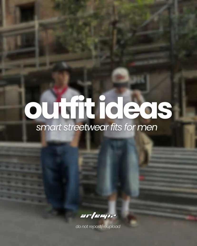 smart streetwear outfit ideas for men #4u #fashion #outfit #streetwear #outfitideas #recommendations 