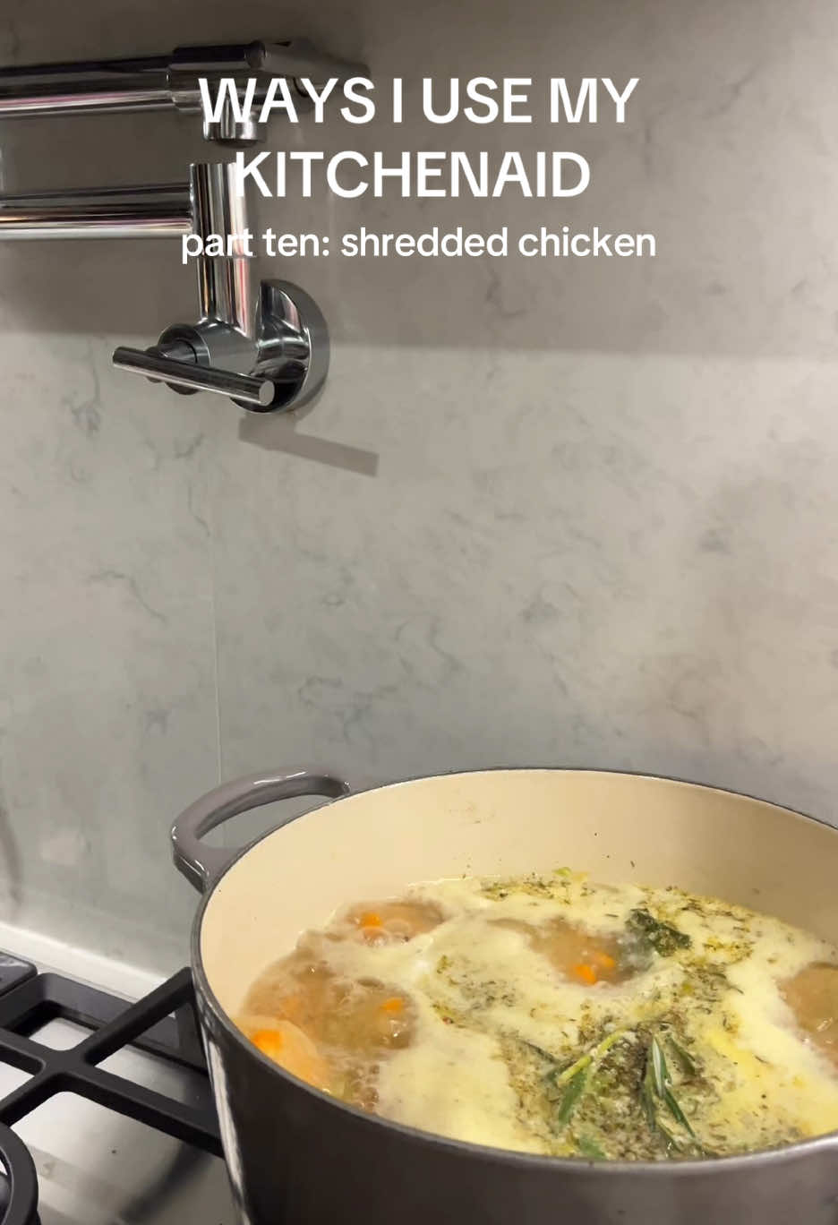 50% of my kitchenaid use is shredding chicken and mashing potatoes dont come for me #kitchenaidattachment #kitchenaidmixer #kitchenaid #KitchenHacks #cooking #Recipe 