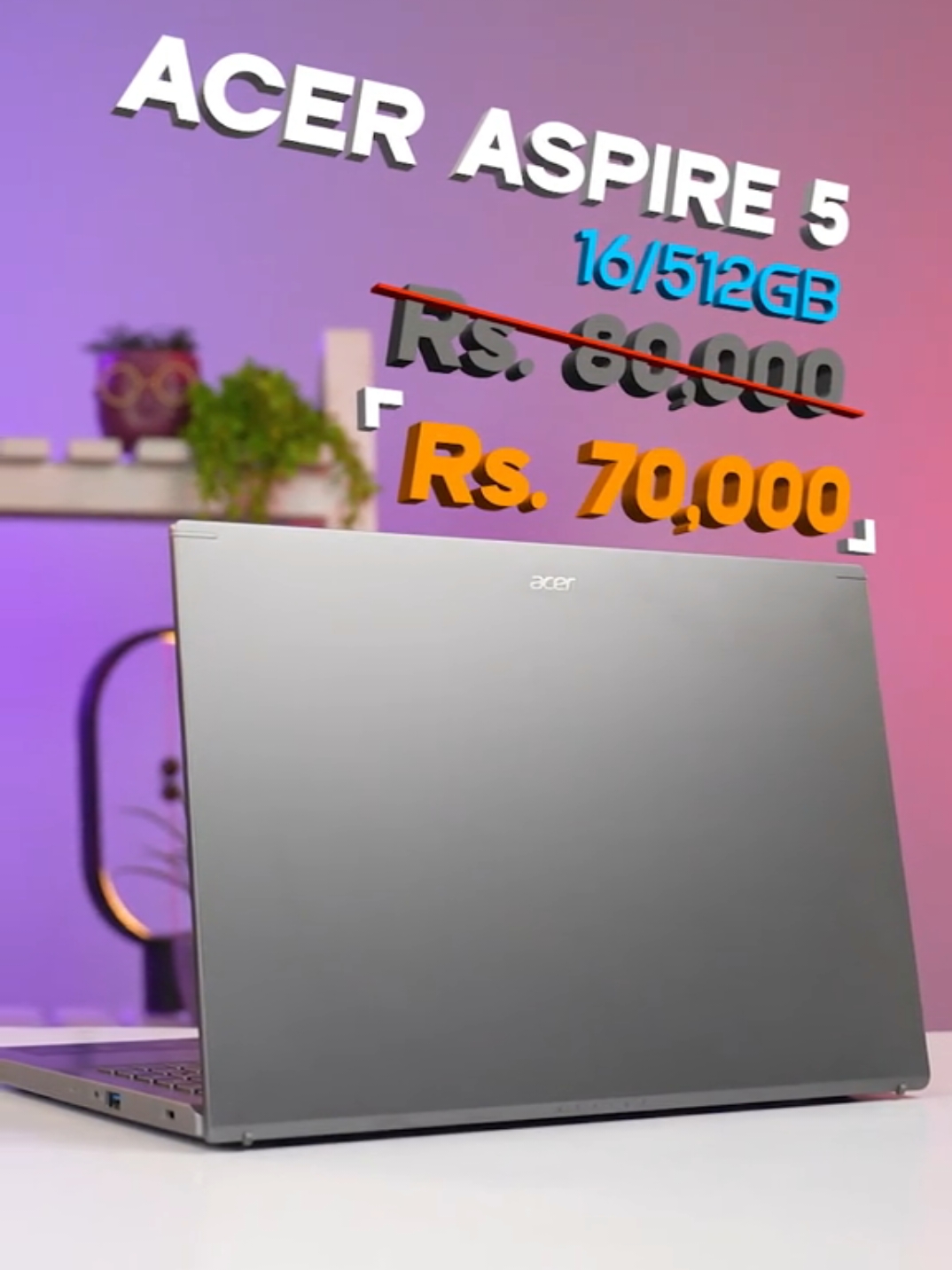 The best laptop deal is here!! You can now get the Acer Aspire 5 for 70,000 and the specs it packs will blow your mind!! - i5-12450H CPU - 15.6''IPS (1920x1080) 60Hz - 16 GB RAM -512 GB SSD - 4-5 Hrs Battery Backup - Fingerprint sensor, Backlit keyboard Available at @hukutstorenp 9801100037 (Affiliate Partner) #gadgetbytenepal #aceraspire5 #gadgetbyte #tech