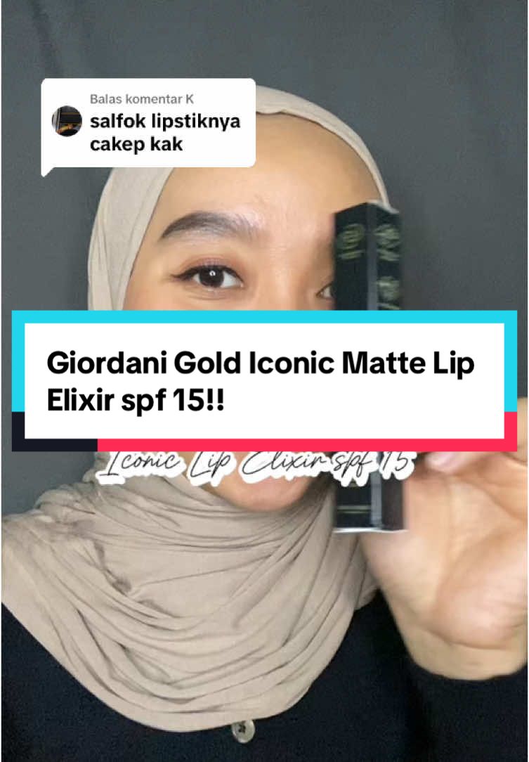 Membalas @K aku pake Giordani Gold Iconic Lip Elixir spf 15 by @oriflameidofficial !! Asli wajibb bgt cobain yg seri baru inii bangeeettttt ,, formula nya okeee bgt 🥰🥰 #giordanigoldoriflame #giordanigoldiconiclipelixirspf15 #lipstikmatte #lipstikgiordanigold #lipstikoriflame #makeuporiflame #rekomendasilipstik #lipelixir #lipstikviral #lipstiktahanair #oriflame #oriflamengawi #oriflamesidoarjo #fypage #fyp #fypシ゚ 