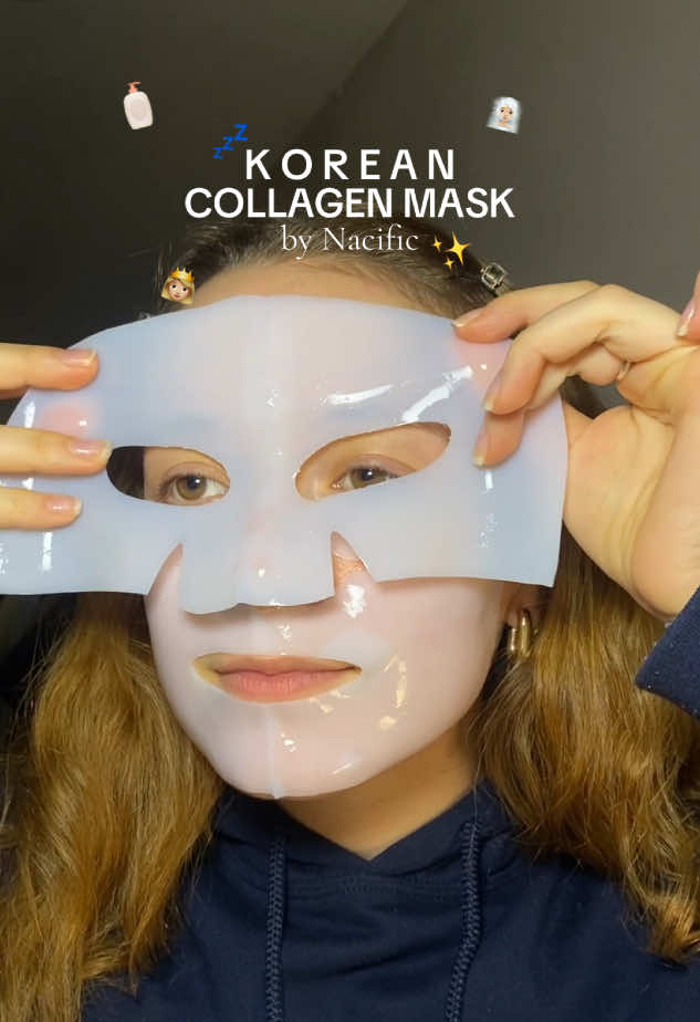 Face mask nights are the best💤✨@NACIFIC US #collagenmask #collagen #skincare  #nacific #skinprep
 #ricemask #viralcollagenmask 