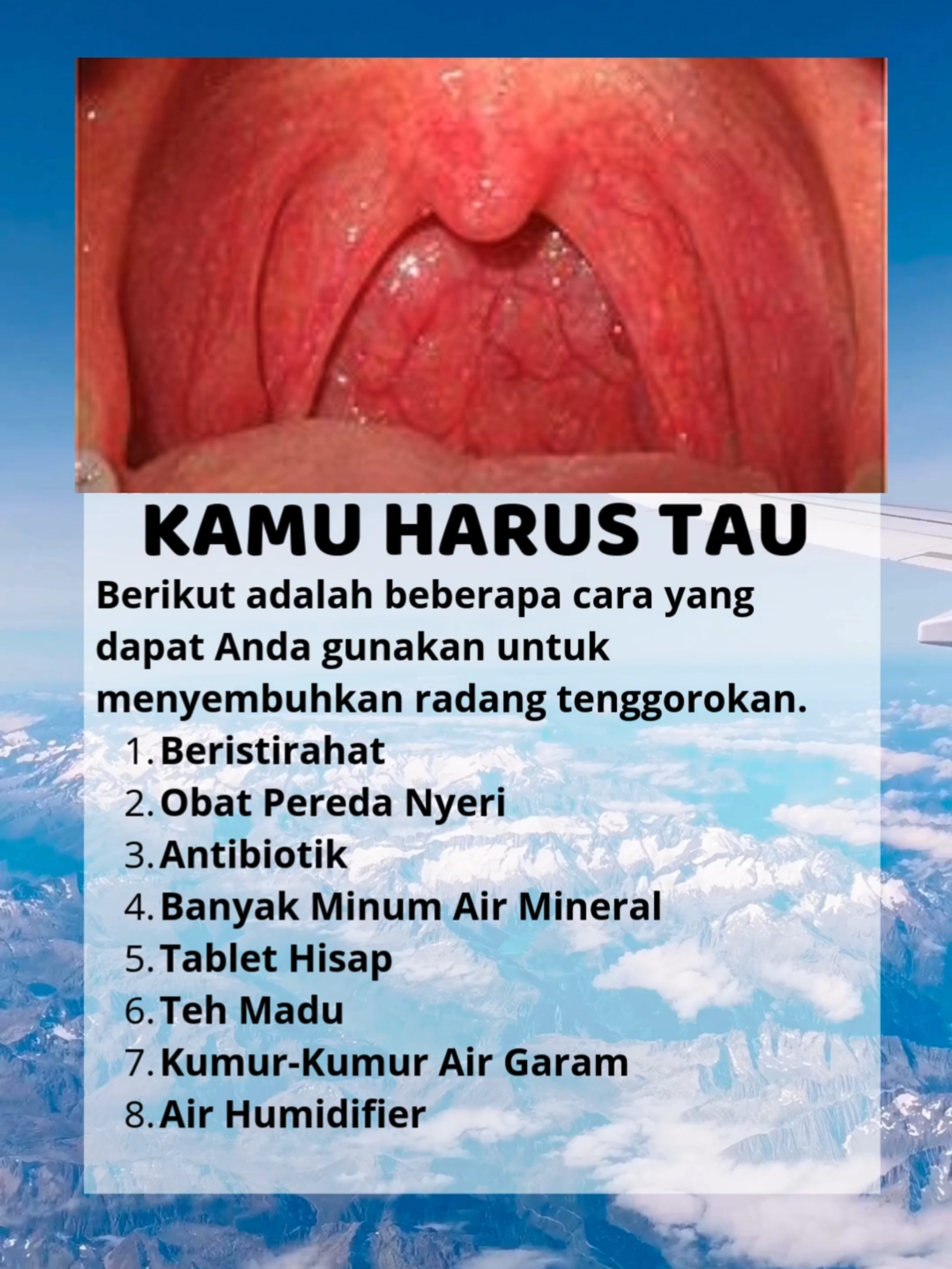 apa itu tekak #sakit #tekak #tenggorokan #mulutikan #sakit #sakit #sakithati #sakitdada #dada #ger #gerd #asamlambung #lambung #mandu #mandula #sakitkepala #kepala #pusing #myeri #nyerisendi #pilek #lutut #hidung #hidungtersumbat #panasdalam