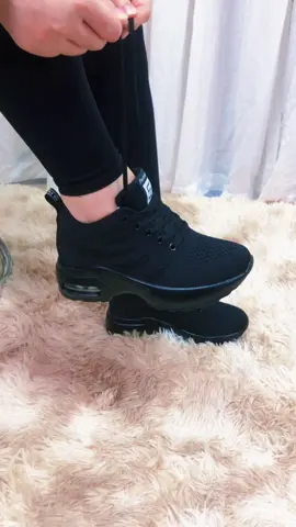 #wedges #breathable #tiktokshopholidayhaul #womensneakers #tenis #foryou #blackshoes 