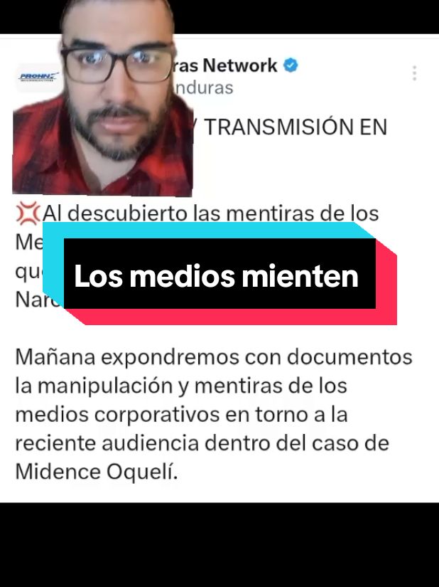 el caso del exdiputado midense oqueli le dejen descubierto a los medios de comunicación en Honduras cómo tienen una campaña de desinformación#honduras #hch#mediosdecomunicación #tvc #cachiro #midenceoqueli @HCH Televisión Digital @TelevicentroHN 