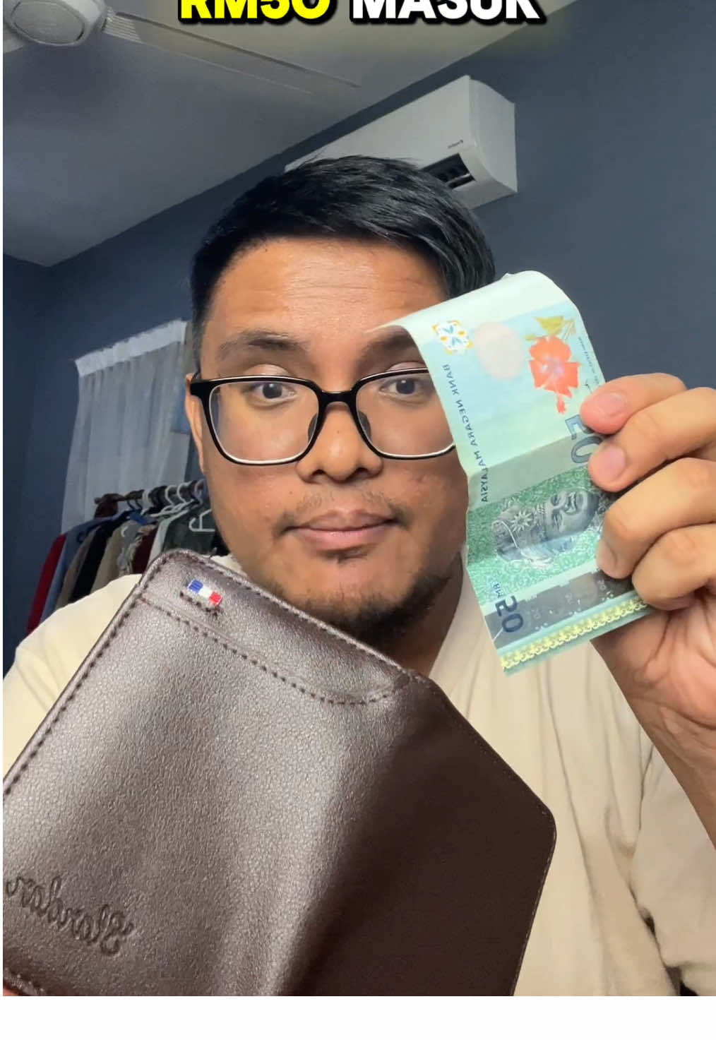 Dompet Kecik boleh simpan semua jenis wang kertas #dompetmurah #dompetkecil #dompetpendek #dompetlelaki #walletlelaki 