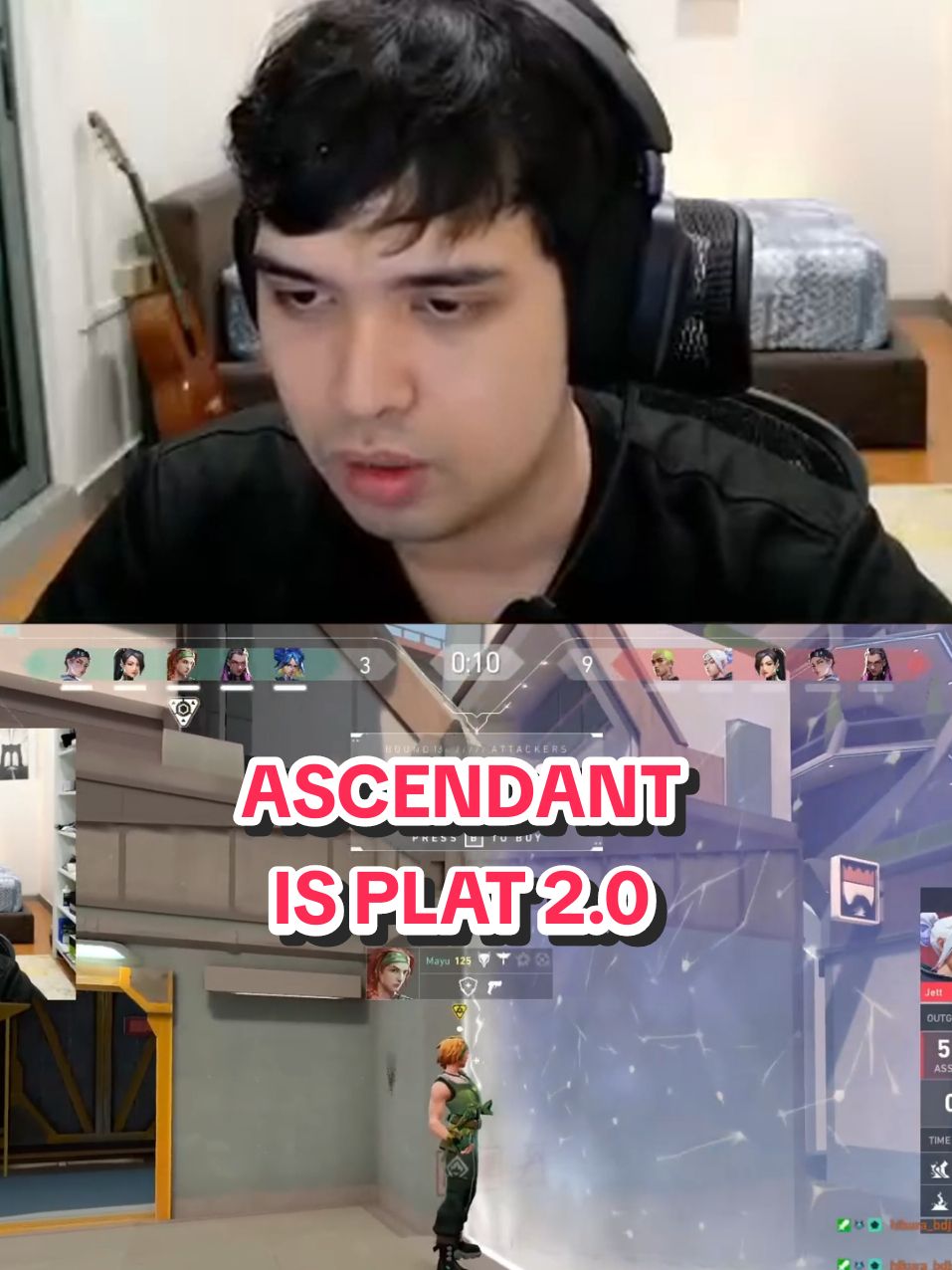 The legendary Ascendant rank in VALORANT is basically Plat 2.0 😭 #Valorant #valorantsg #fypsg #fyp  #valorantclips #gaming #valorantmemes #valorantfunnymoments #WhatToPlay #crazneax 