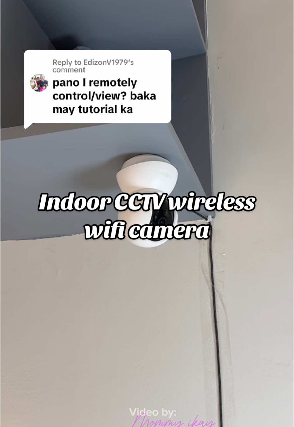 Replying to @EdizonV1979  Sobrang helpful ng indoor cctv wireless wifi camera from Tapo. #cctvwificamera #cctvcamera #securitycamera #tapoc200 #cctv #homeessentials #homemusthaves 