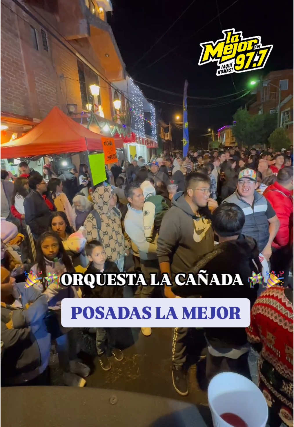 Las posadas de #LaMejor siempre traen el mejor ritmo y ambiente, hoy en #AlcaldiaCuajimalpa nos acompañó #lacanadaorquesta para poner a todos a bailar y gozar 🎶💃 #AquíNomás