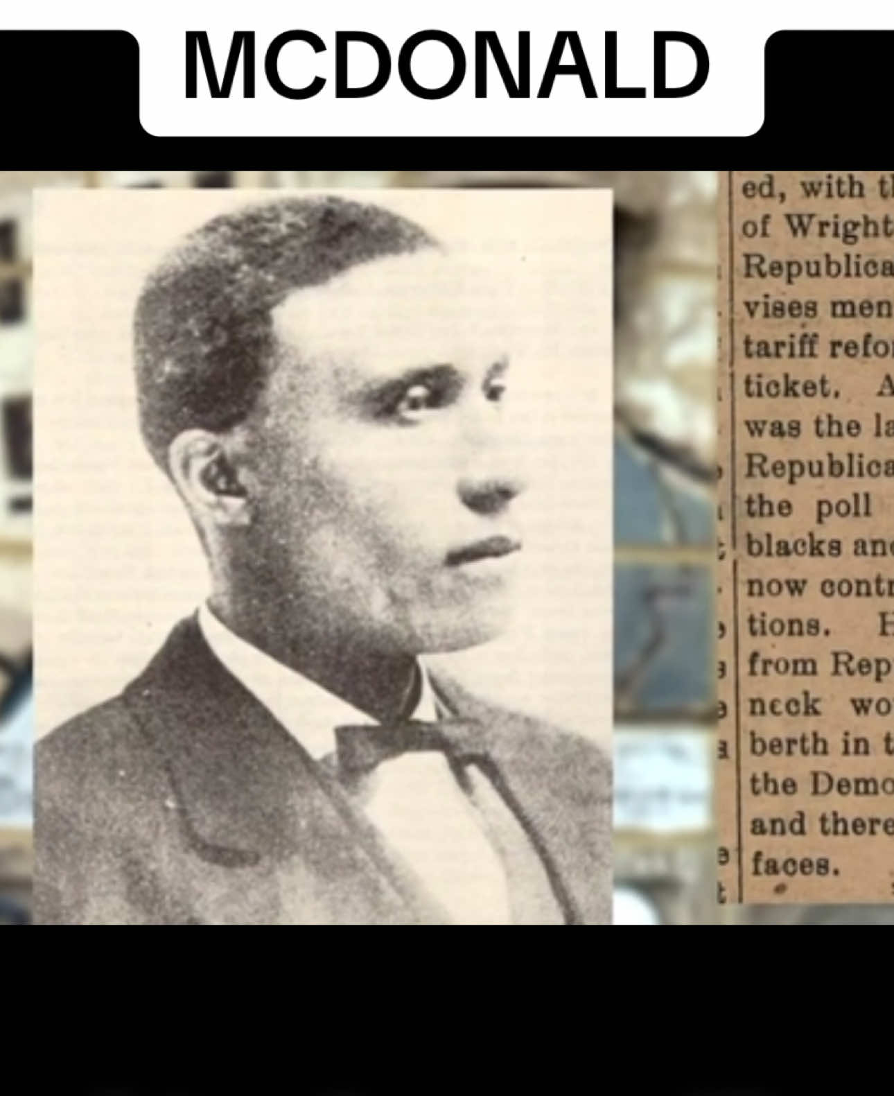 William Madison McDonald, often referred to as “Gooseneck Bill,” was a prominent African American businessman and political figure in Texas during the late 19th and early 20th centuries. Born in 1870, McDonald is widely recognized as the first Black millionaire in Texas #explore #blackhistory