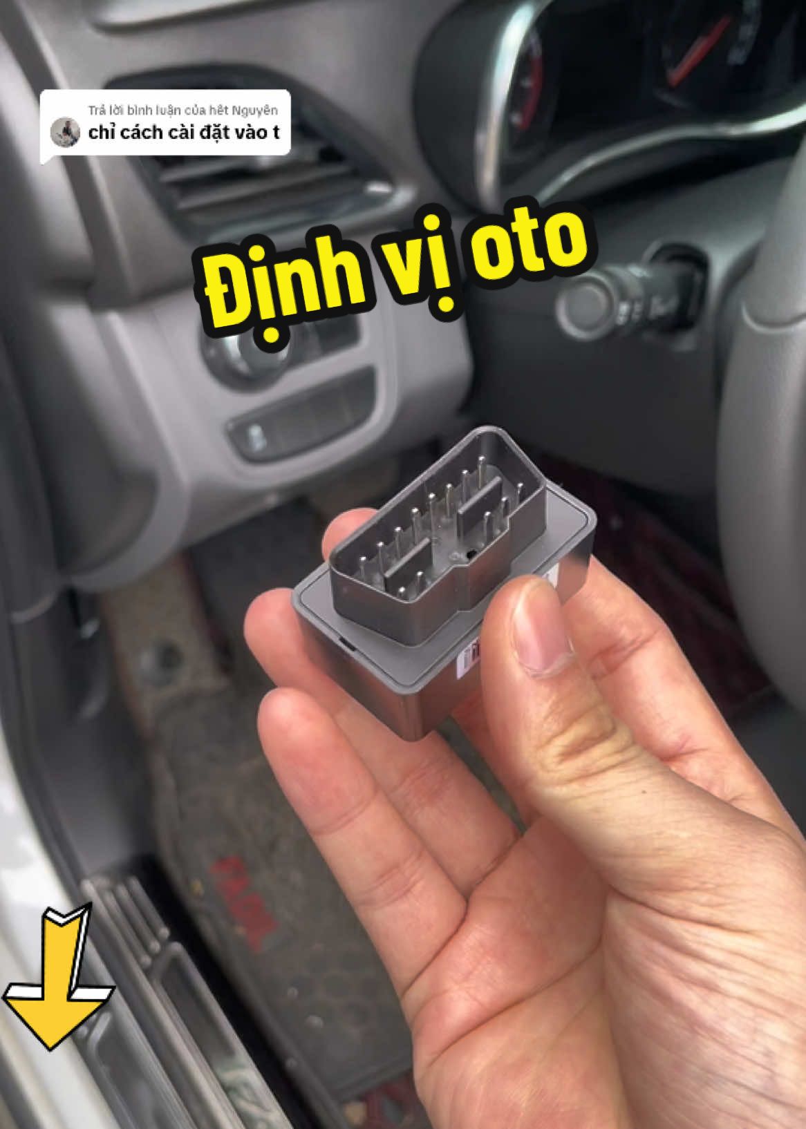 Trả lời @hêt Nguyên Cách lắp đặt sử dụng định vị ô tô cổng ODB #dinhvioto #gps #dinhvingoaitinh #gpstracker #gpsodb 