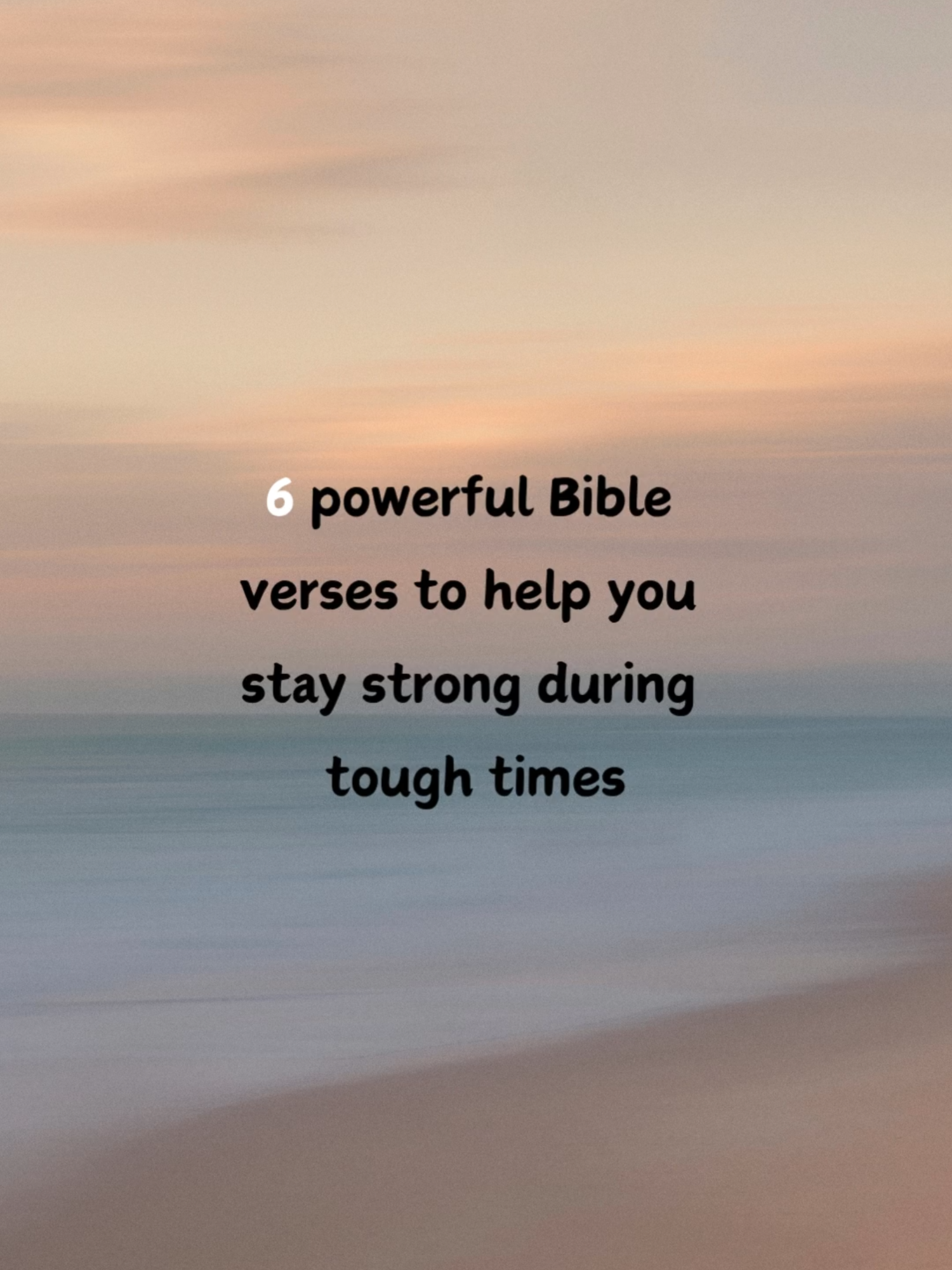 💖 Here are 6 powerful Bible verses to remind you that God is with you, giving you strength through tough times. You’re never alone! 🙏 #youngprofessional #spiritualjourney#faithingod#trustgodsplan#bibleverses#personaldevelopment