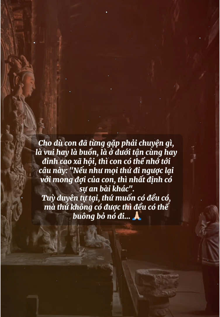 TẤT CẢ MỌI VIỆC KHÔNG PHẢI THEO Ý MÌNH MỚI LÀ TỐT. 🙏🏻 #đạophậtvàđờisống 