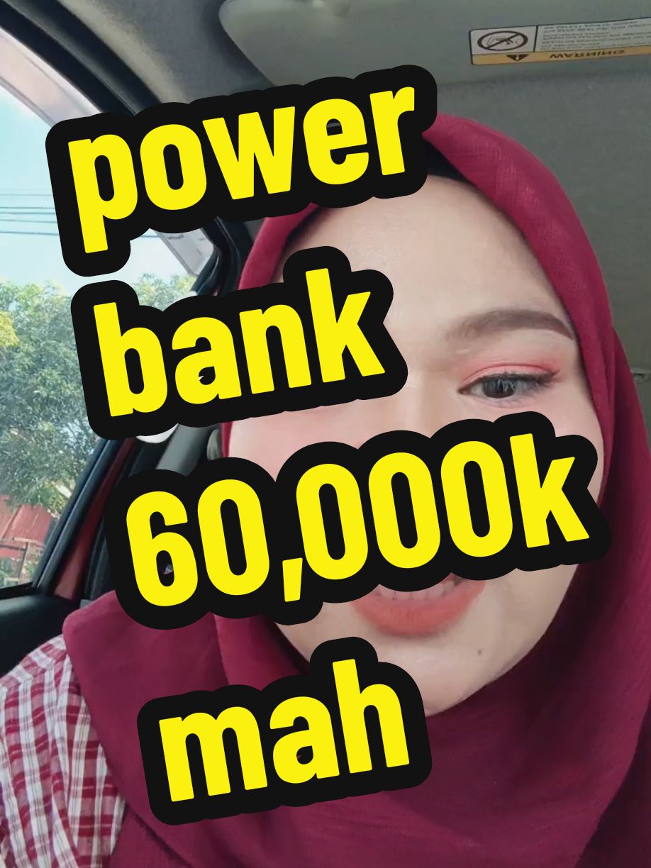 banyak kali boleh cas guna powerbank ni..  #powerbank #powerbankmurah #powerbankviral #powerbankfastcharging #powerbankmini #powerbank60000mah 