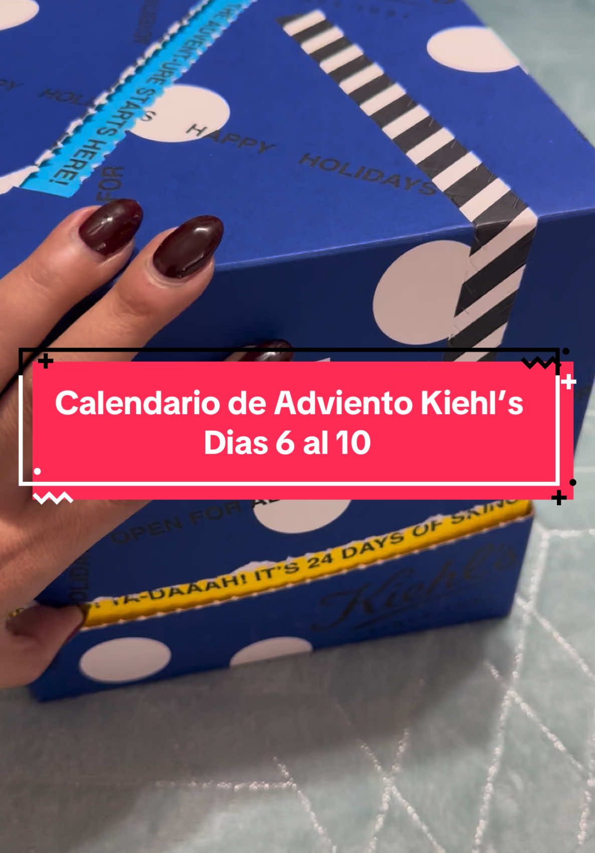 Calendario de Adviento Kiehl’s 🎁😊#calendariodeadviento #kiehls #kiehlscalendulaglow #navidad 