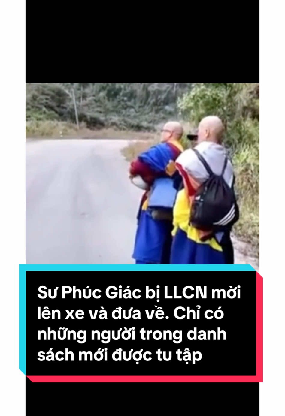 Sư Phúc Giác bị LLCN mời lên xe và đưa về. Chỉ có những người trong danh sách mới được tu tập #thầyminhtuệ #minhtuệ #thichminhtue 